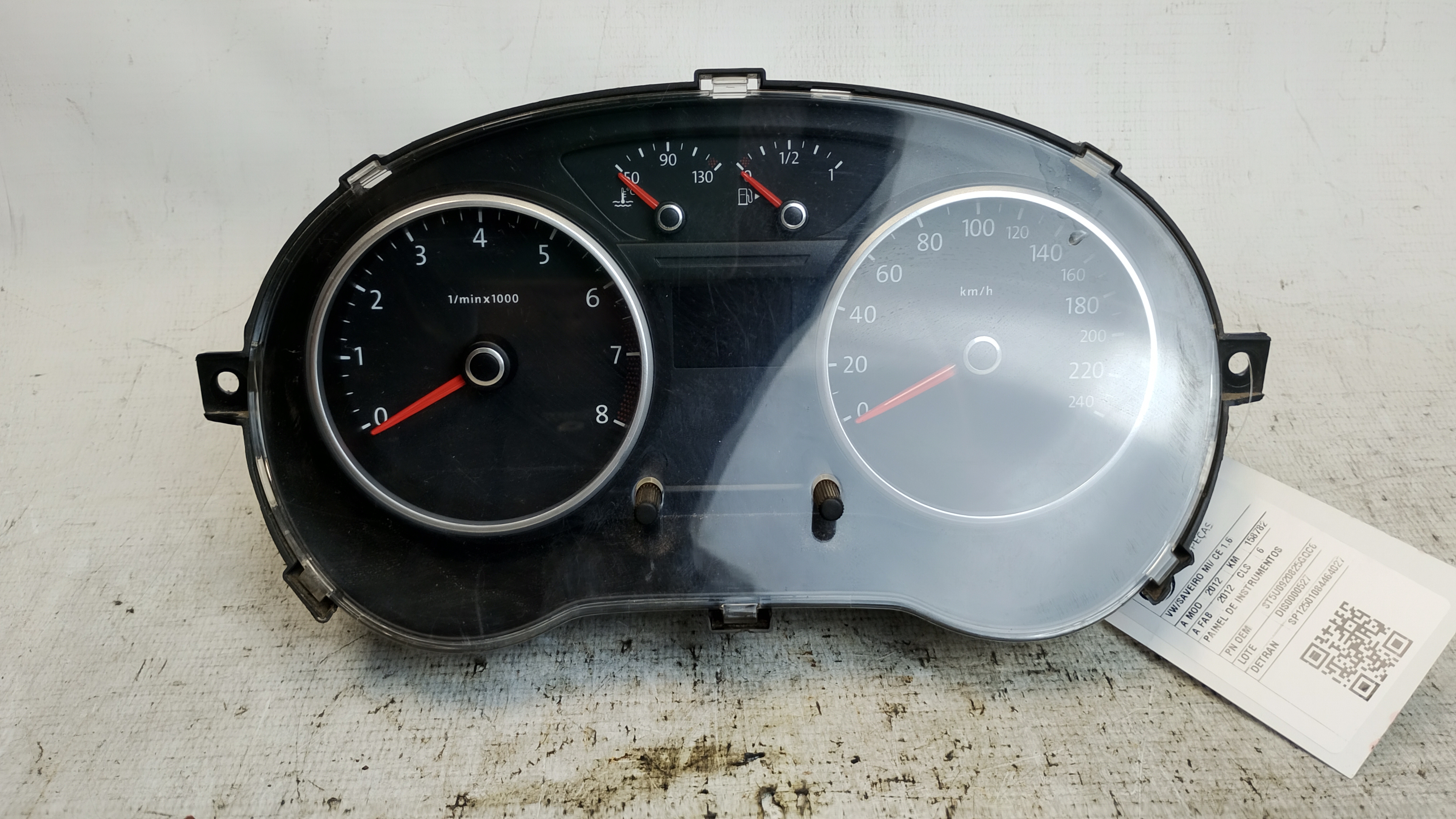 PAINEL INSTRUMENTOS VOLKSWAGEN SAVEIRO 1.6 MI 2012/2012 - ST5U0920825GQC6 - 