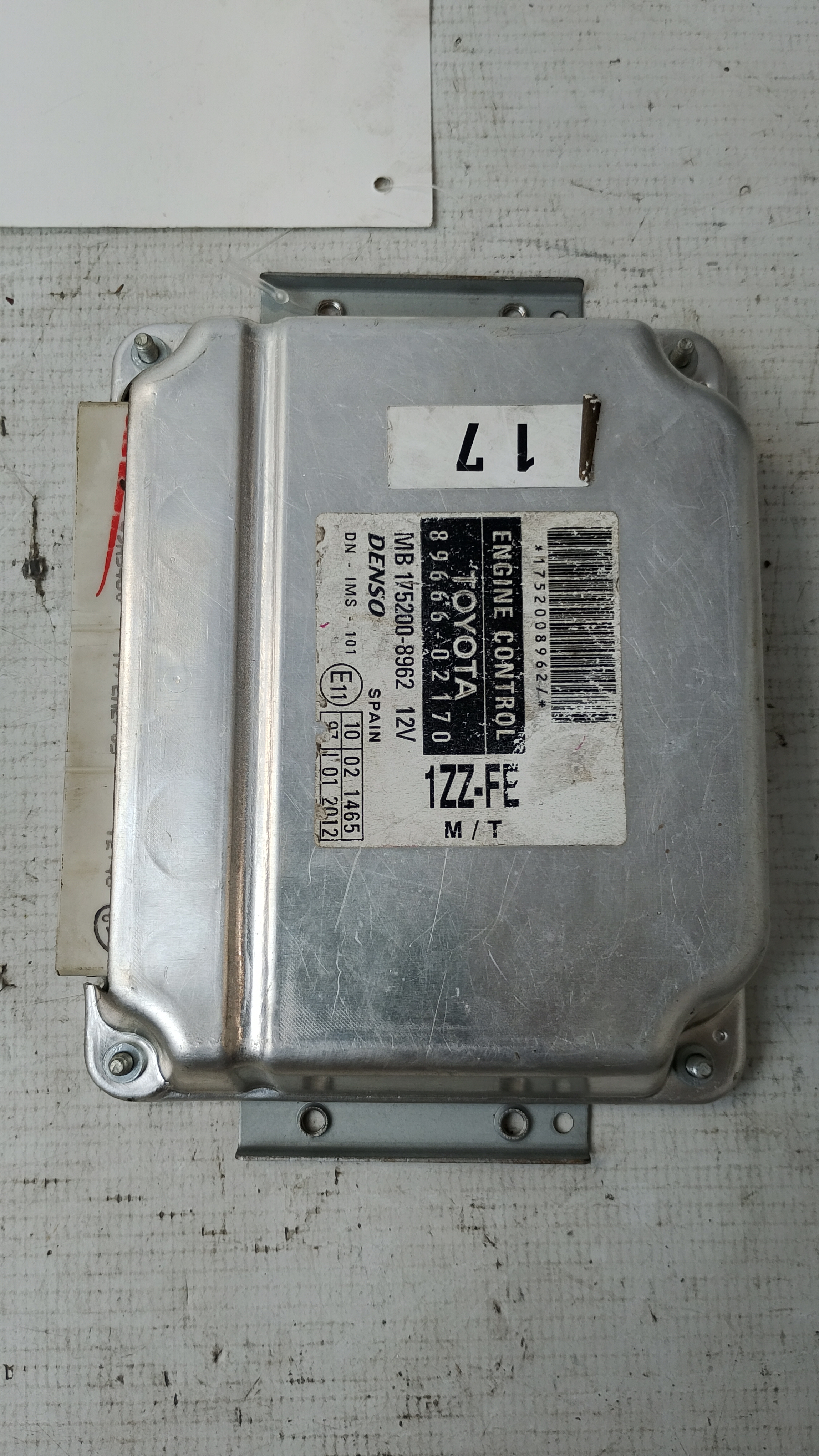 MÓDULO INJEÇÃO TOYOTA COROLLA XEI 1.8 FLEX 16V 2005/2005 - ST8966602180 - 