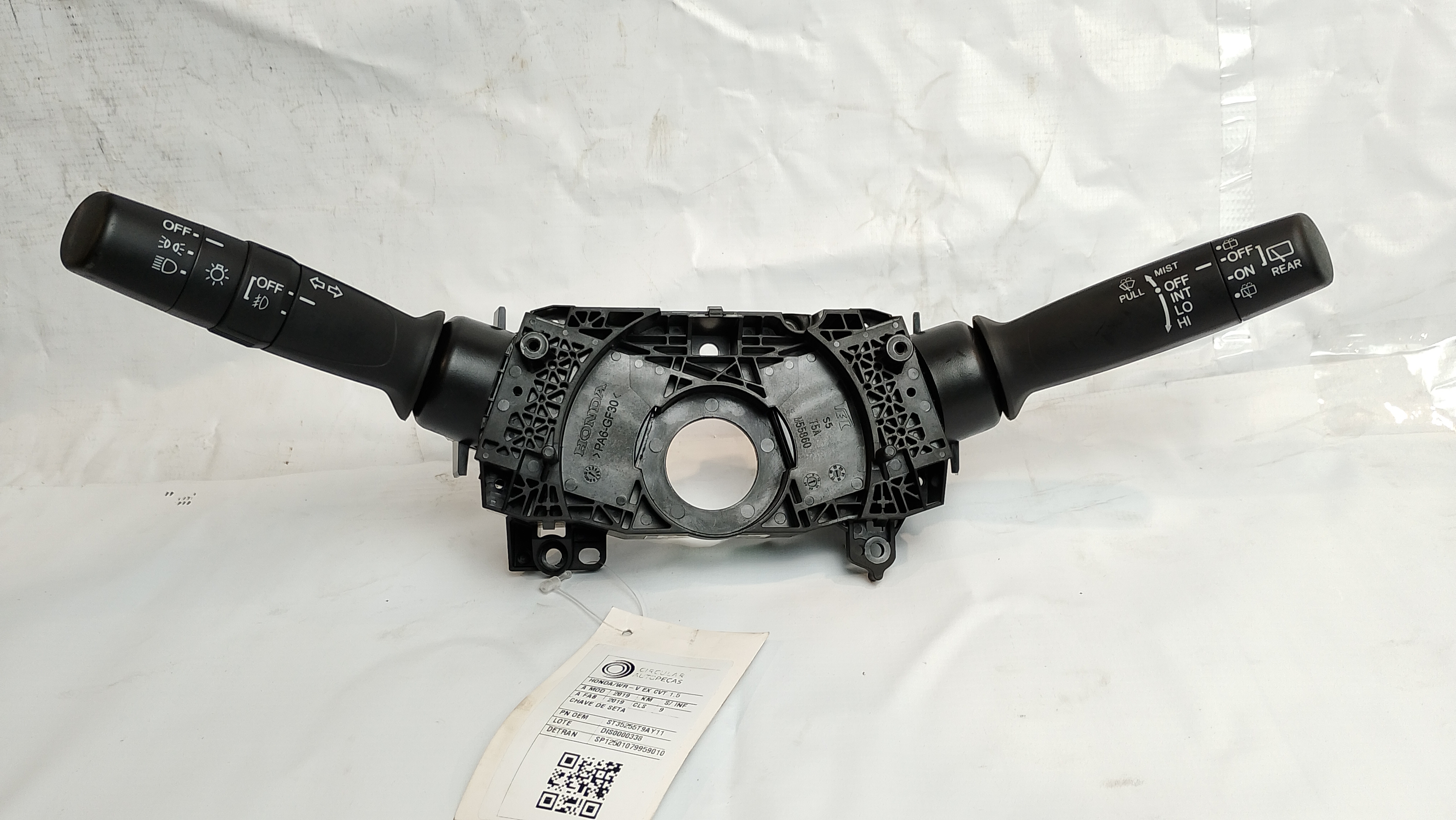 CHAVE SETA HONDA WR-V EX 1.5 FLEXONE 16V 2019/2019 - ST35255T9AY11 - 