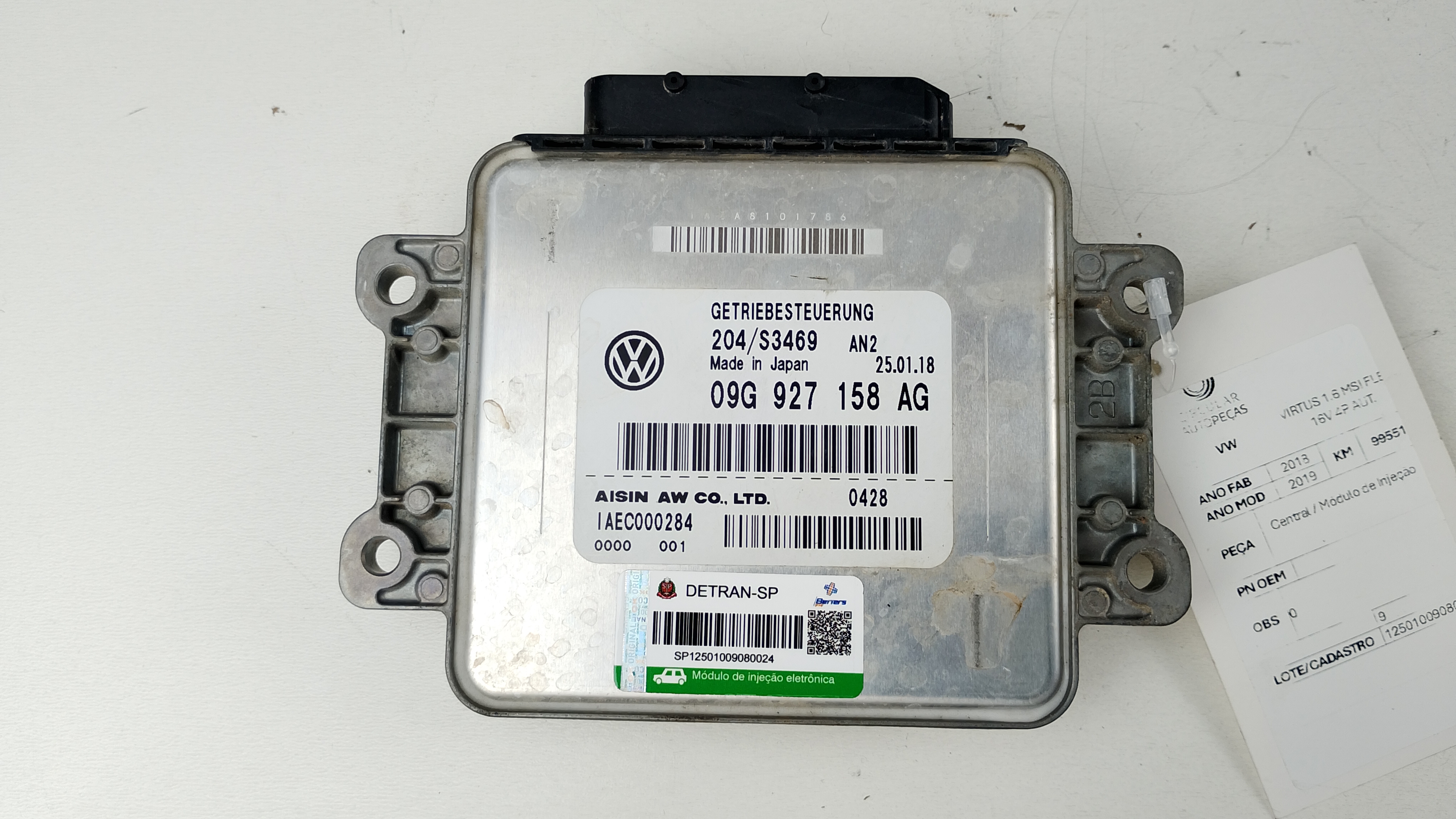 MÓDULO INJEÇÃO VOLKSWAGEN VIRTUS 1.6 MSI FLEX 2018/2019 - ST04E906032AS - 