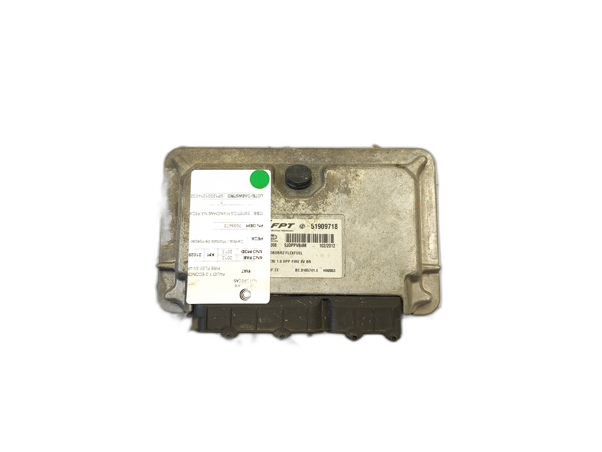 MÓDULO INJEÇÃO FIAT PALIO 1.0 ECONOMY F.FLEX 8V 2012/13 - ST7088472 - 