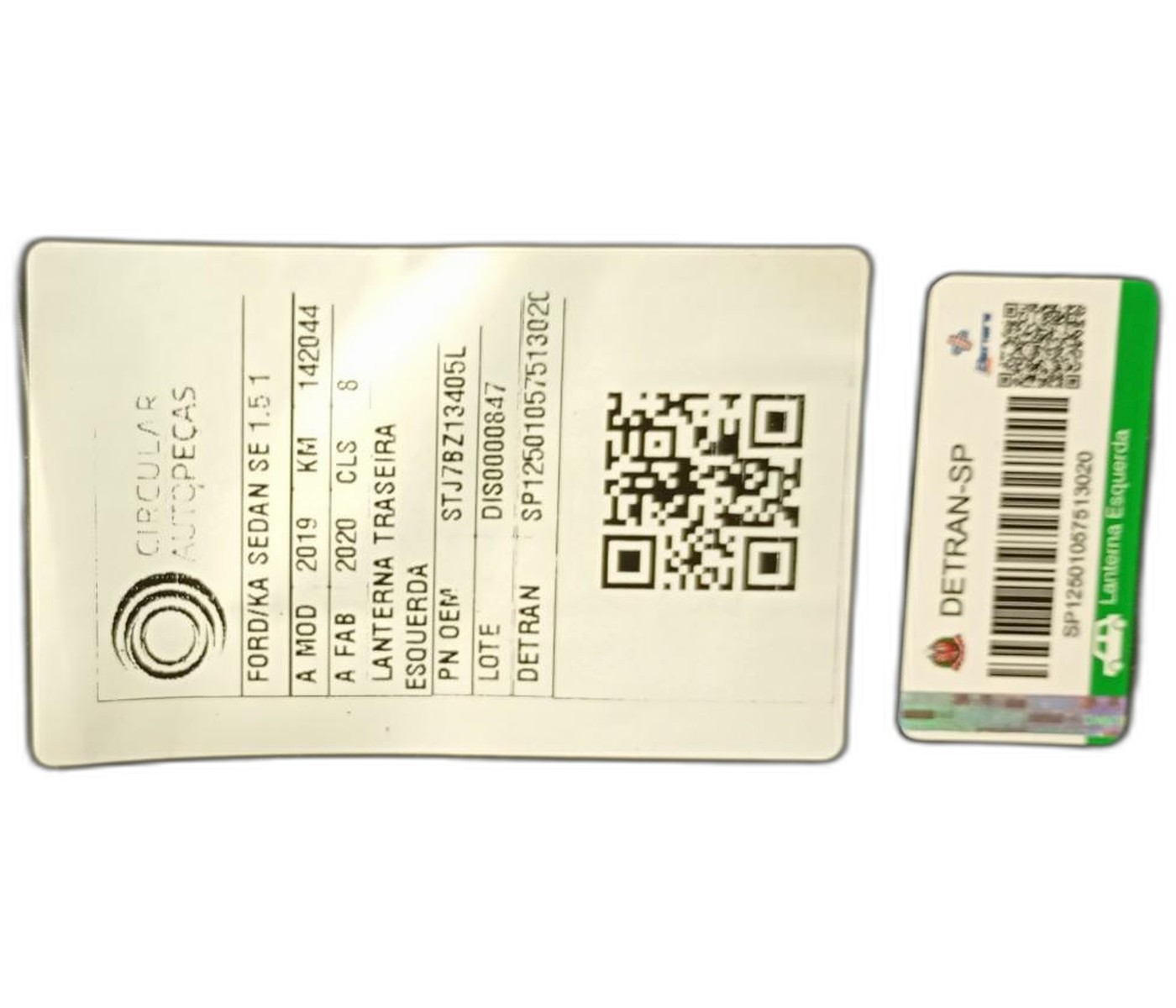 Lanterna Traseira Esquerda Ka Hatch 2019 2020 a 2021 - STJ7BZ13405L - 