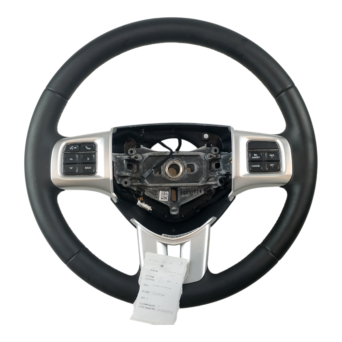 Volante Motorista Dodge Journey RT 3.6 2011/2012 - 1UQ43DX9AA - Journey