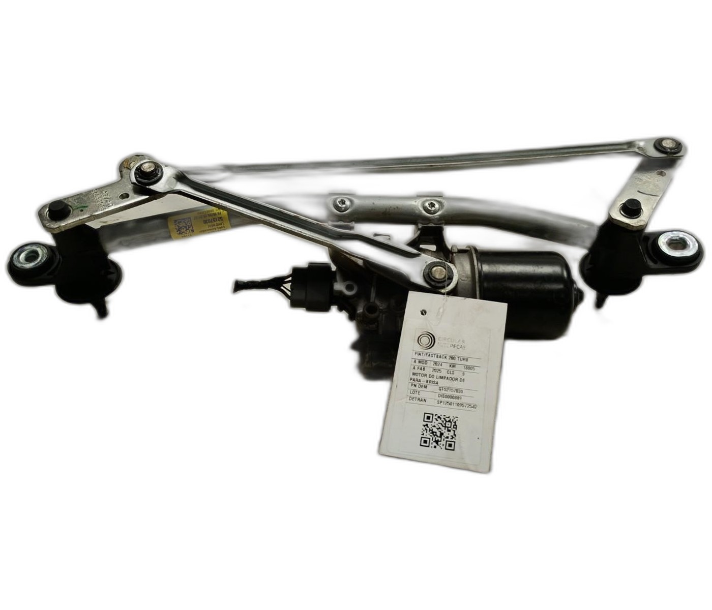 MOTOR LIMPADOR PARA-BRISA FIAT FASTBACK 1.0 200 24/25 - ST52157030 - 