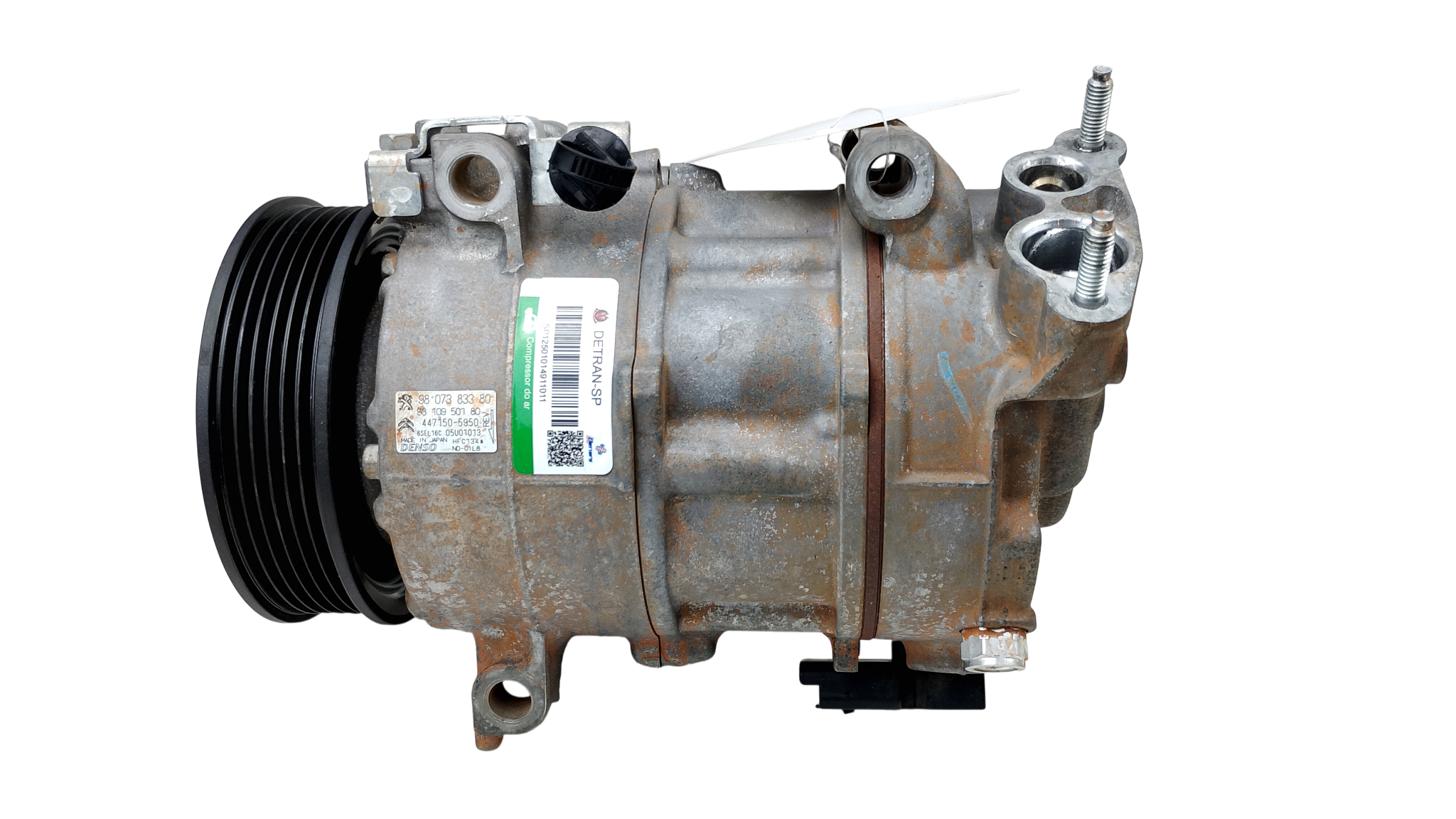 COMPRESSOR AR CONDICIONADO CITROËN C4 LOUNG ORIG 1.6 2017/18 - 1698704580 - 