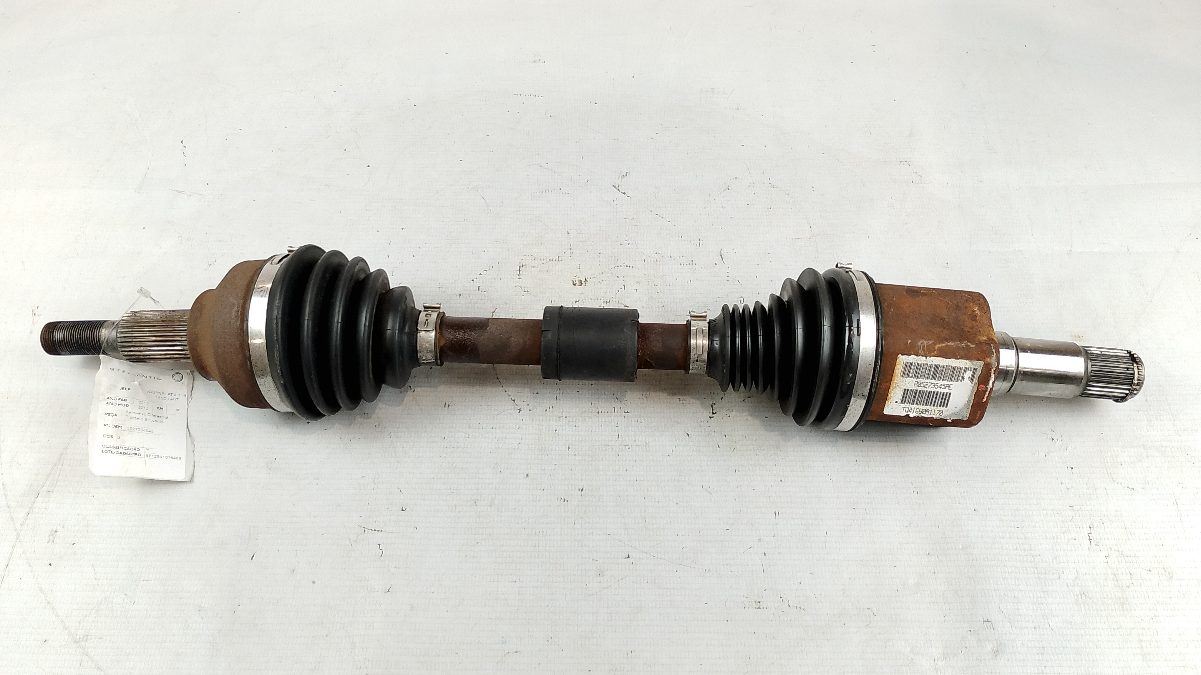 SEMI-EIXO DIFERENCIAL DIANTEI ESQUERDO DODGE JOURNEY RT 2010 - 05273545AE - 