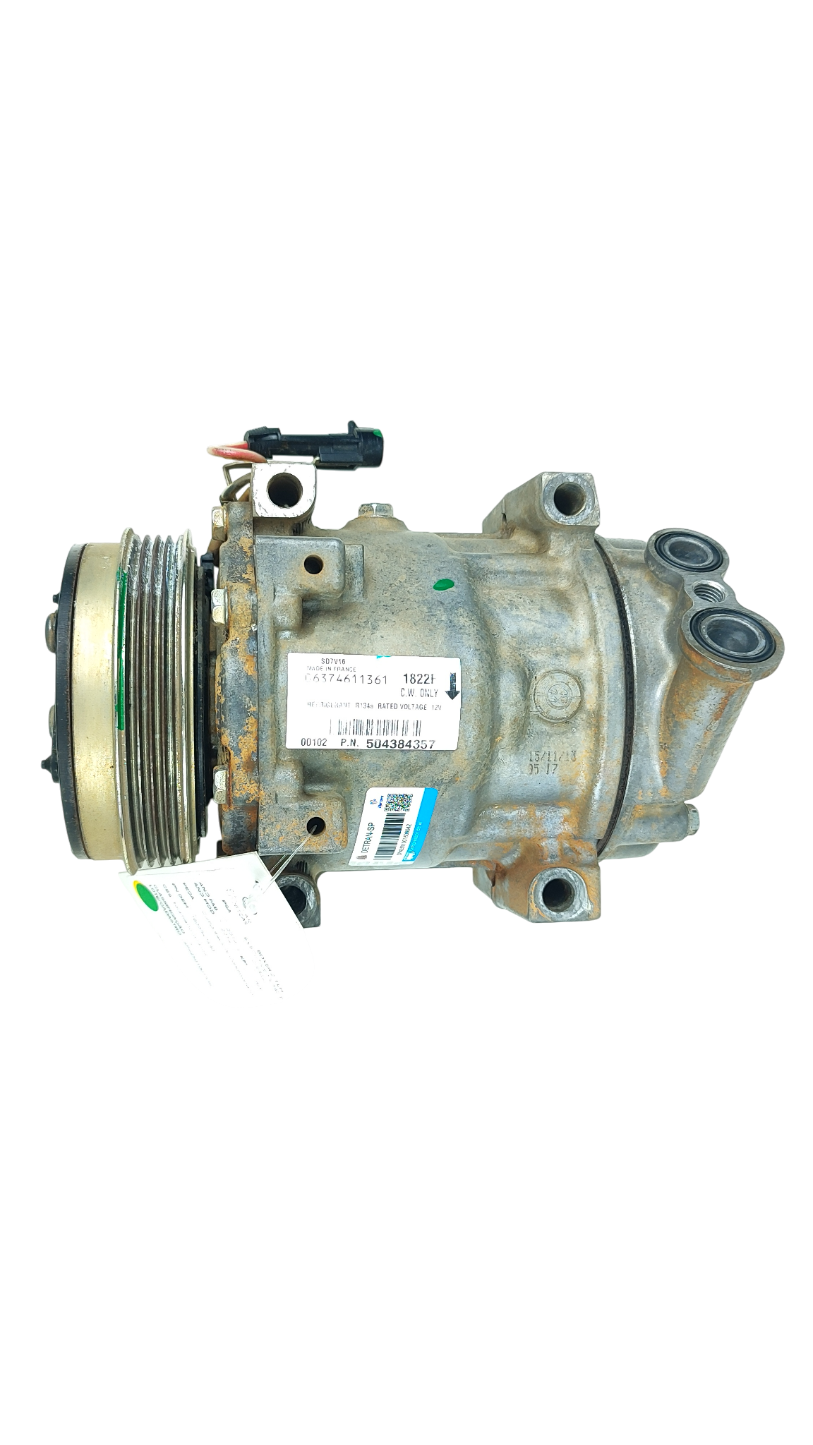 COMPRESSOR AR CONDICIONADO PEUGEOT BOXER 2.3 LH EXEC 2014 - 1609547880 - 