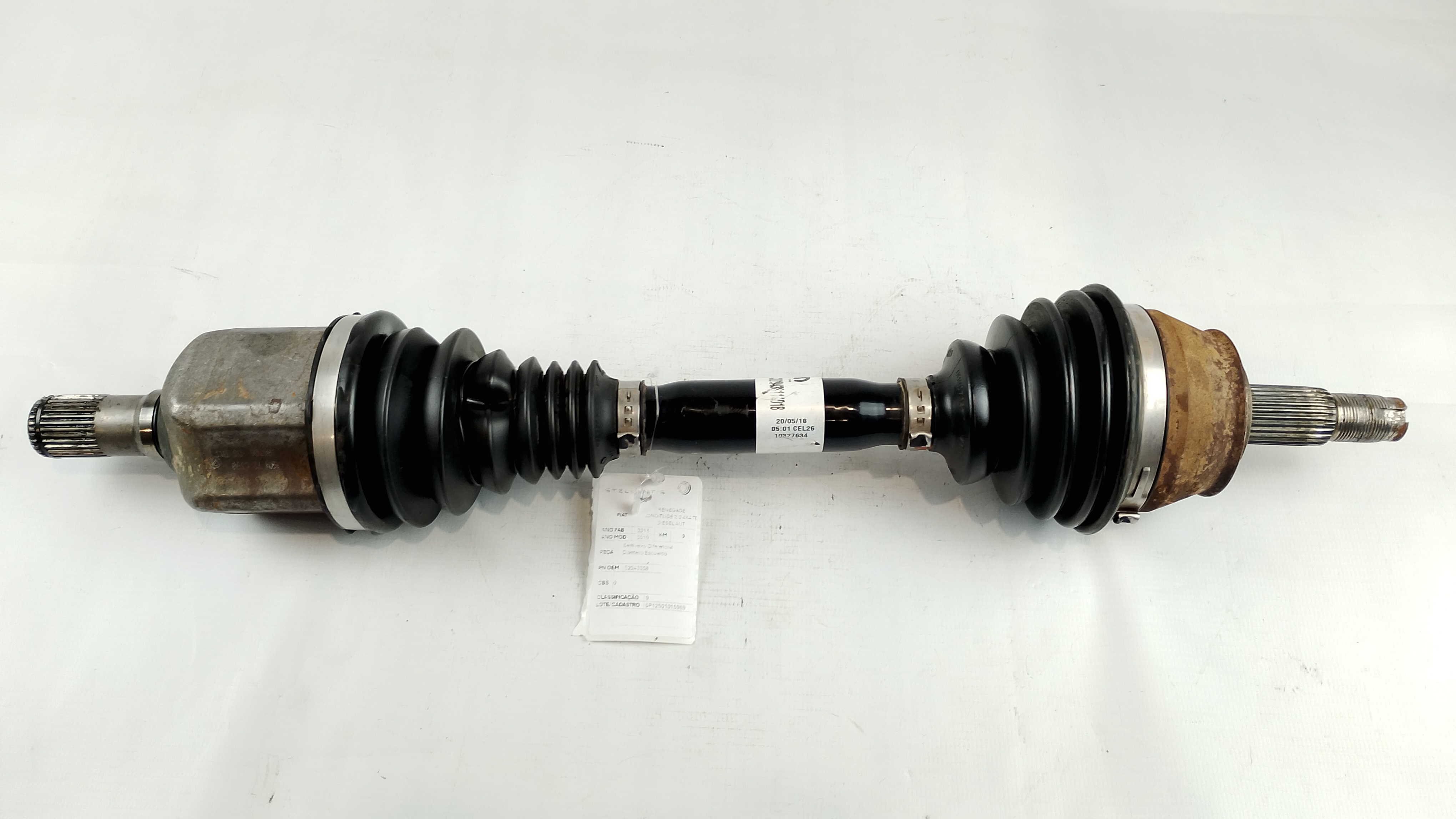 DIFERENCIAL EIXO DIANTEIRO JEEP RENEGADE TRAILHAWK 2018/2019 - 55272470 - 