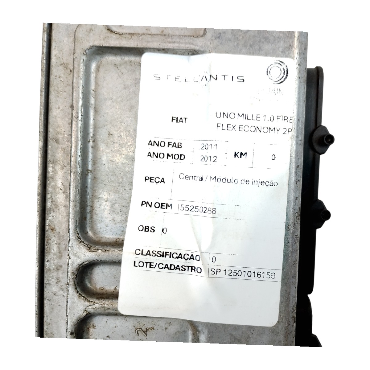 MÓDULO INJEÇÃO FIAT UNO MILLE 1.0 FIRE FLEX 2013 - 55250288 - 