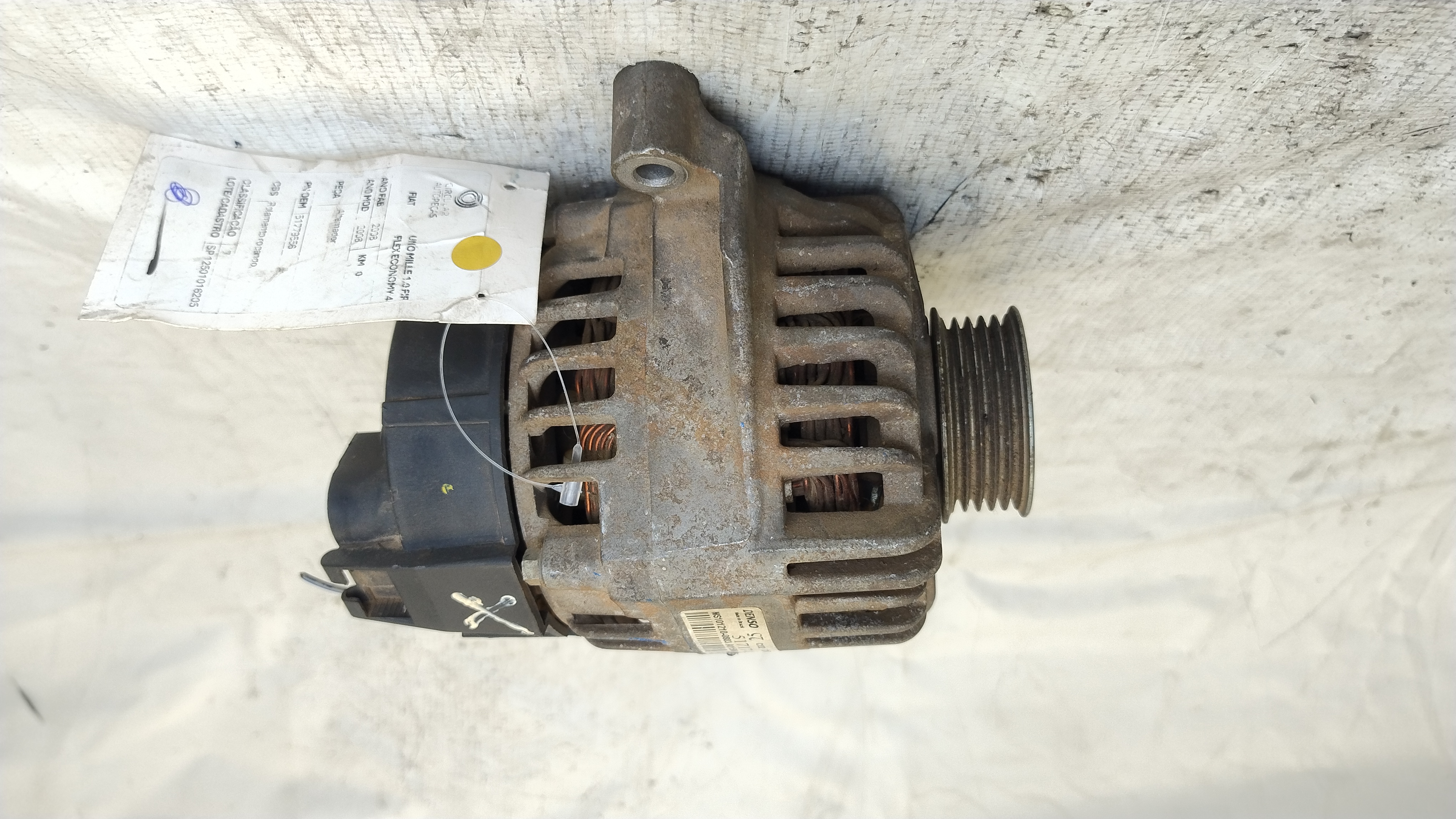 ALTERNADOR FIAT UNO MILLE 1.0 FIRE 2008 - 51779556 - 