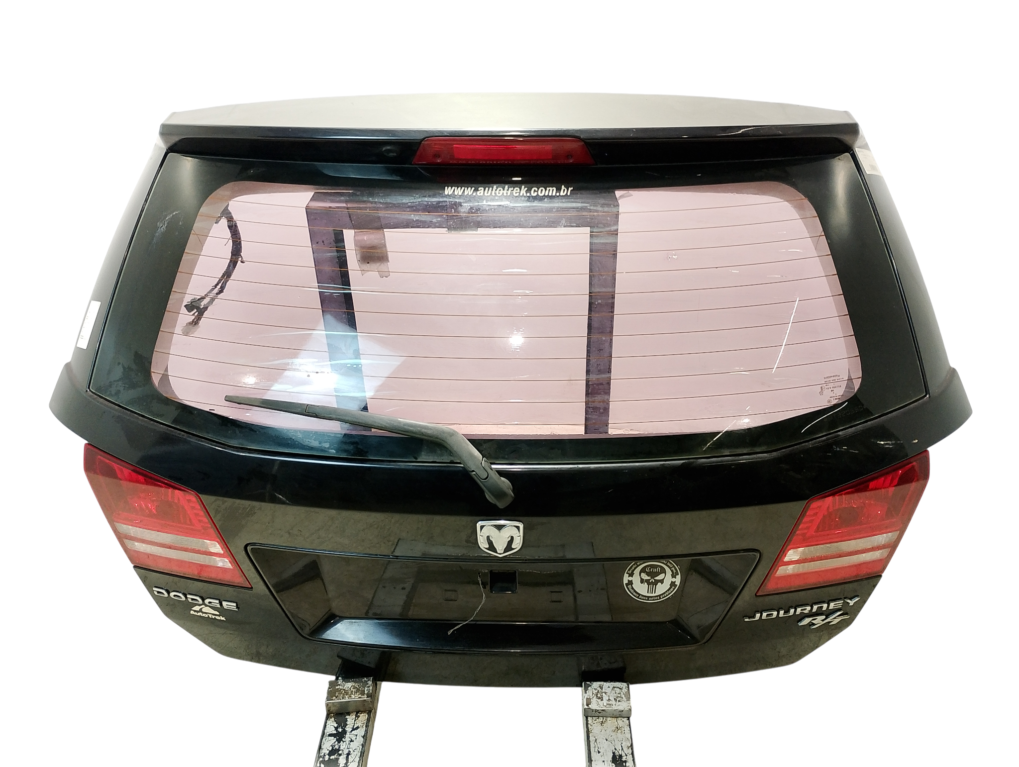 TAMPA TRASEIRA DODGE JOURNEY RT 2.7 PRETA 2010 - 1CZ91TZZAE - 