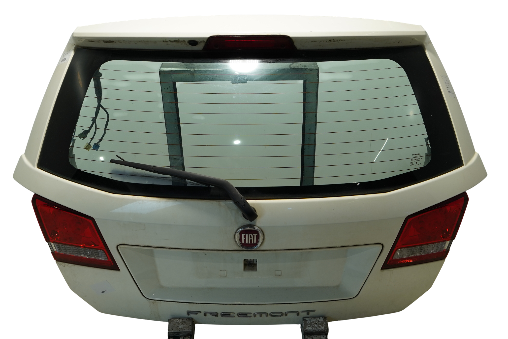 TAMPA TRASEIRA FIAT FREEMONT EMOT PREC 2.4 BRANCO 2014/15 - K1RJ85TZZAA - 