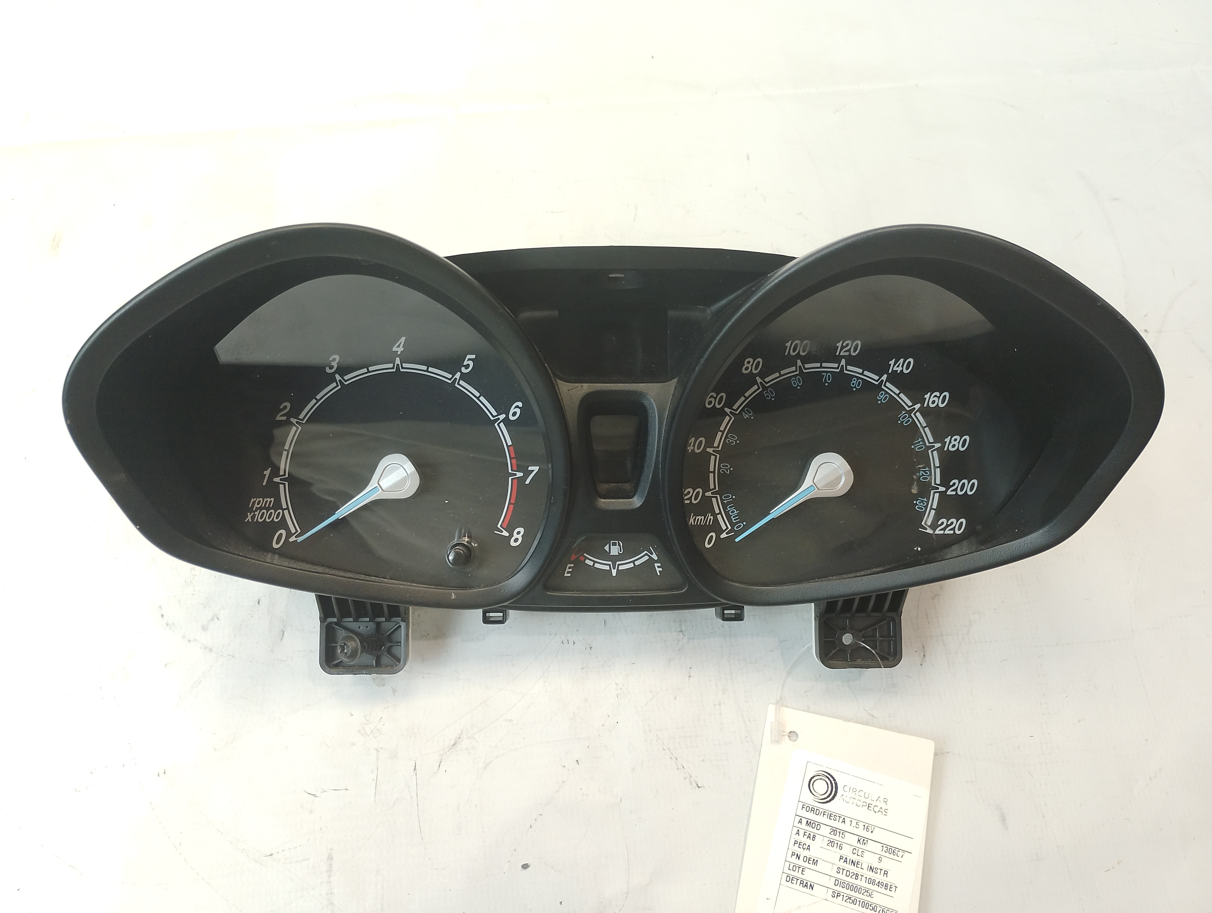 PAINEL INSTRUMENTOS FORD FIESTA 1.5 16V FLEX 2015/2016 - D2BT10849BBT - 