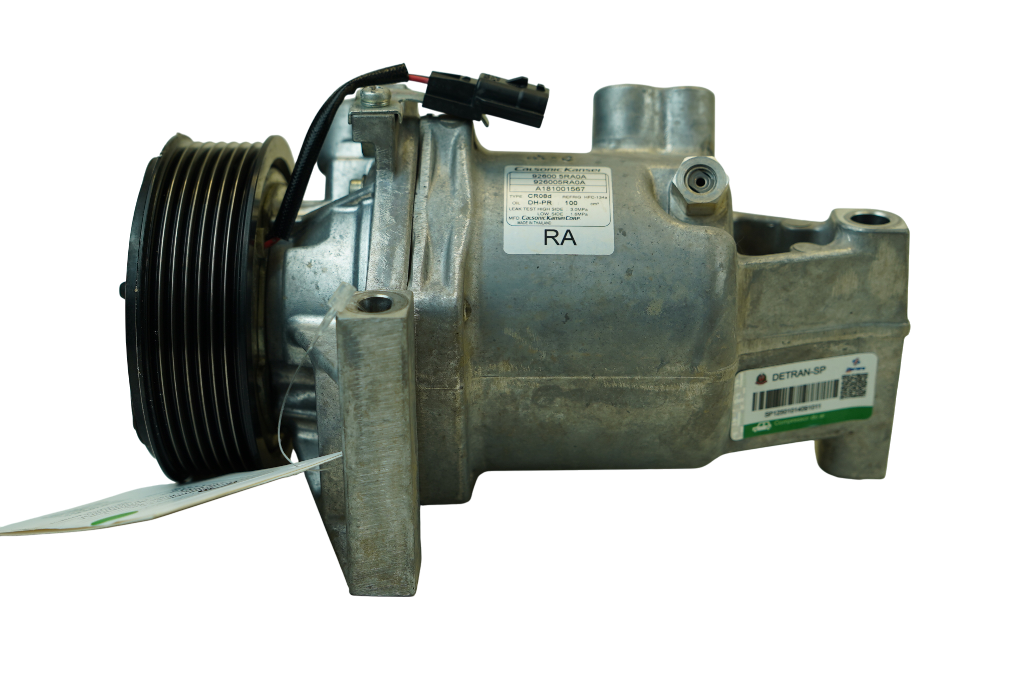 COMPRESSOR AR CONDICIONADO NISSAN KICKS SL 1.6 16V 2018 - 926005RA0A - 