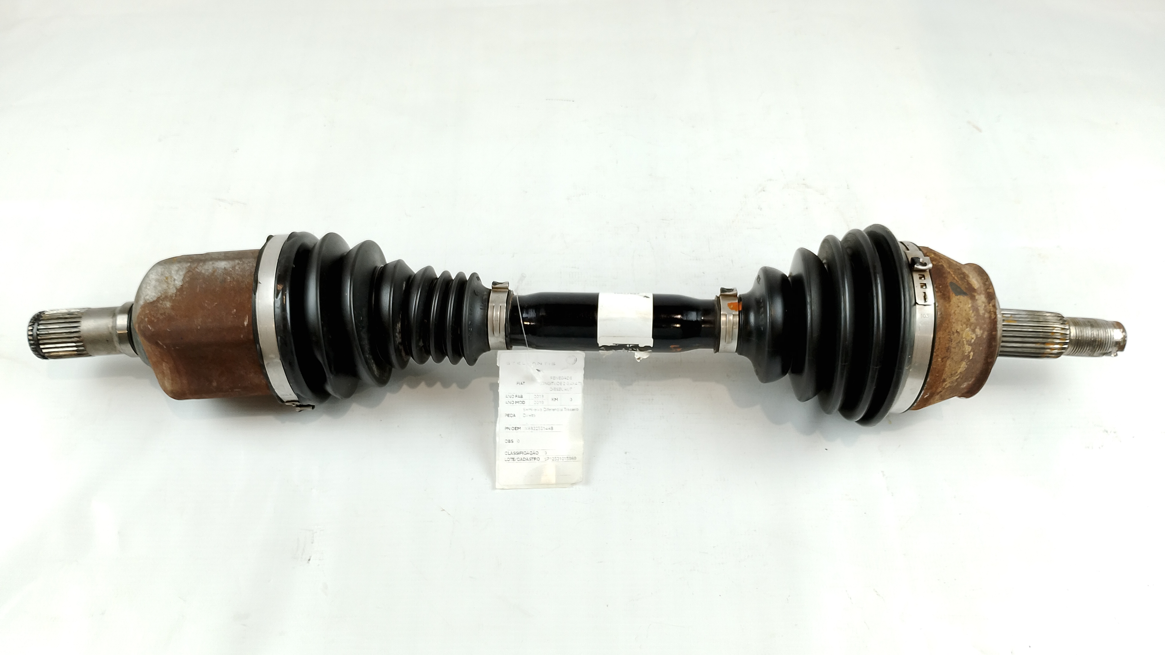 SEMI-EIXO DIFERENCIAL TRASEIRO DIREITO JEEP RENEGADE 2.0 19 - 52062976DD - 
