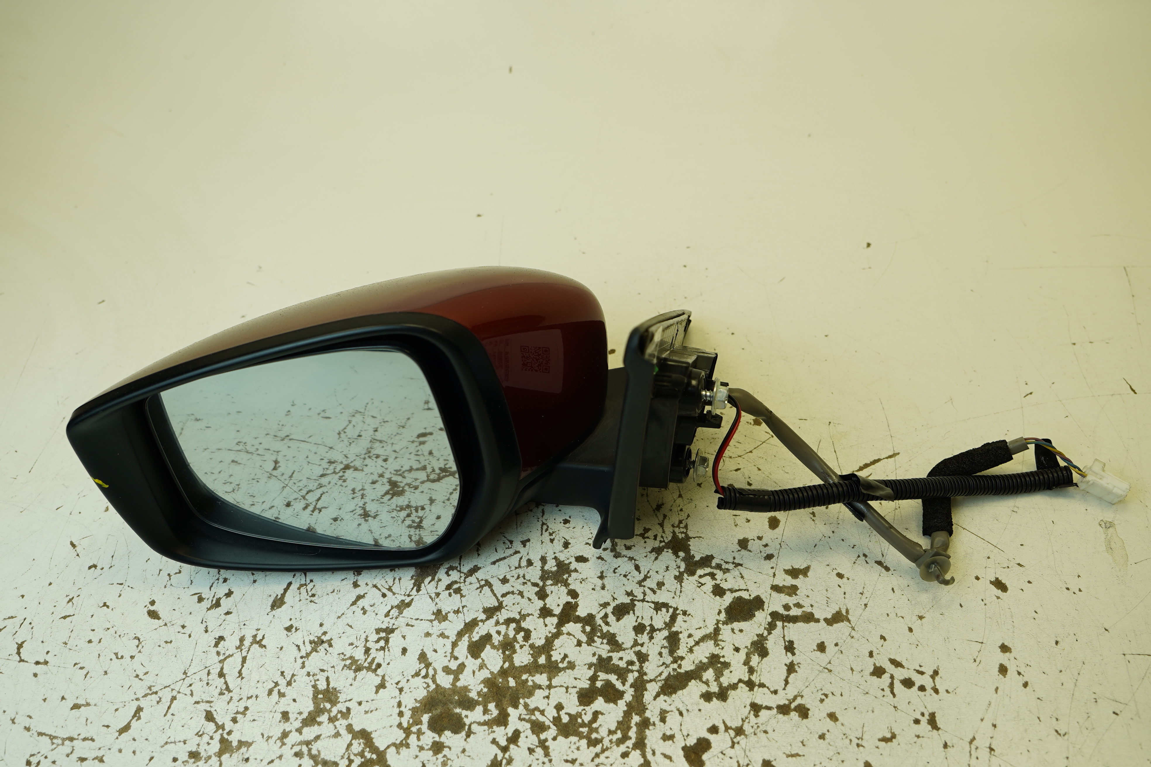 RETROVISOR ESQUERDO NISSAN KICKS S DIRECT 1.6 VERMELHO 2020 - 963025RA0B - 