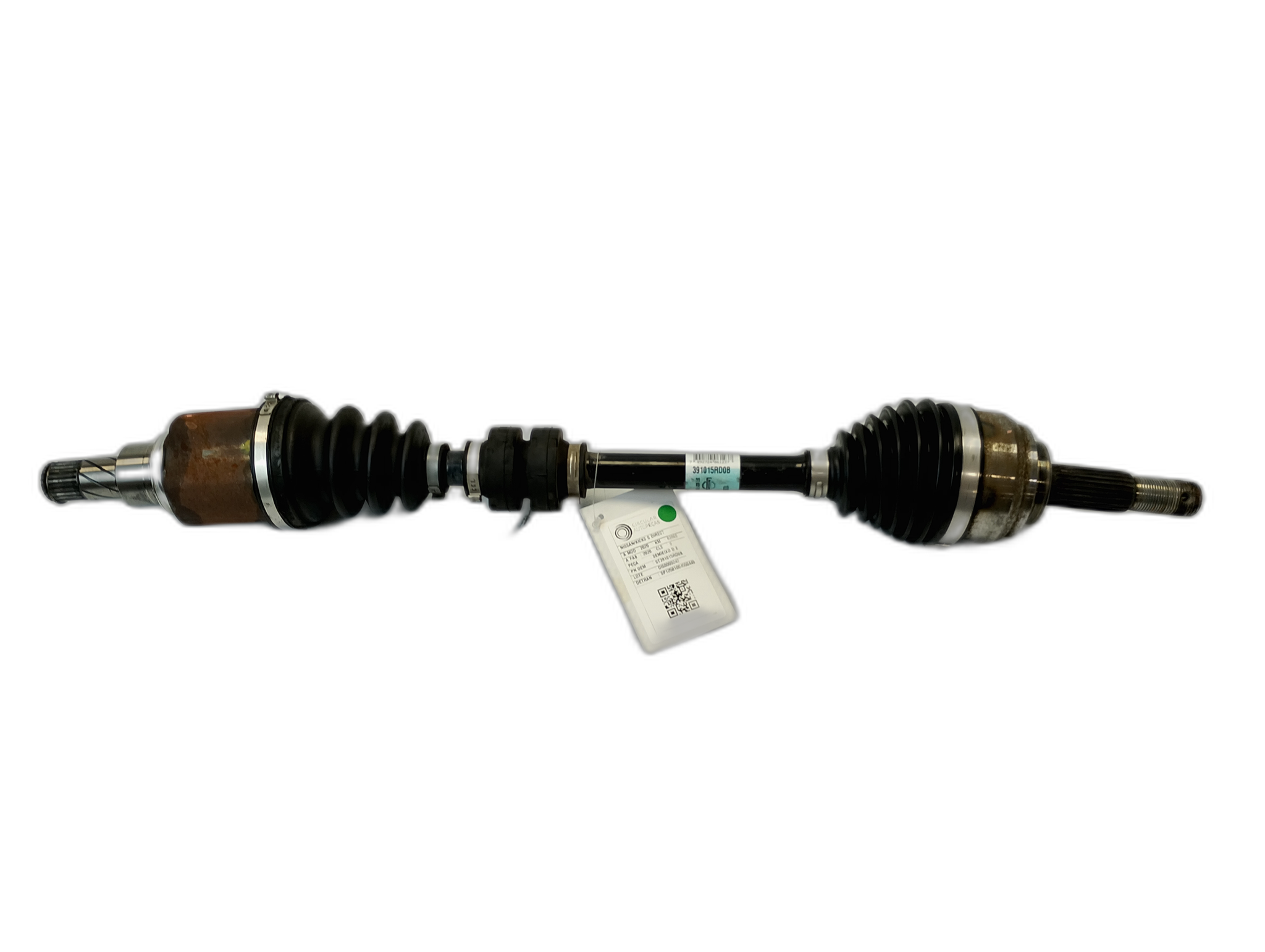 SEMI-EIXO DIANTEIRO ESQUERDO NISSAN KICKS S DIRECT 1.6 2020 - 391015RD0B - 