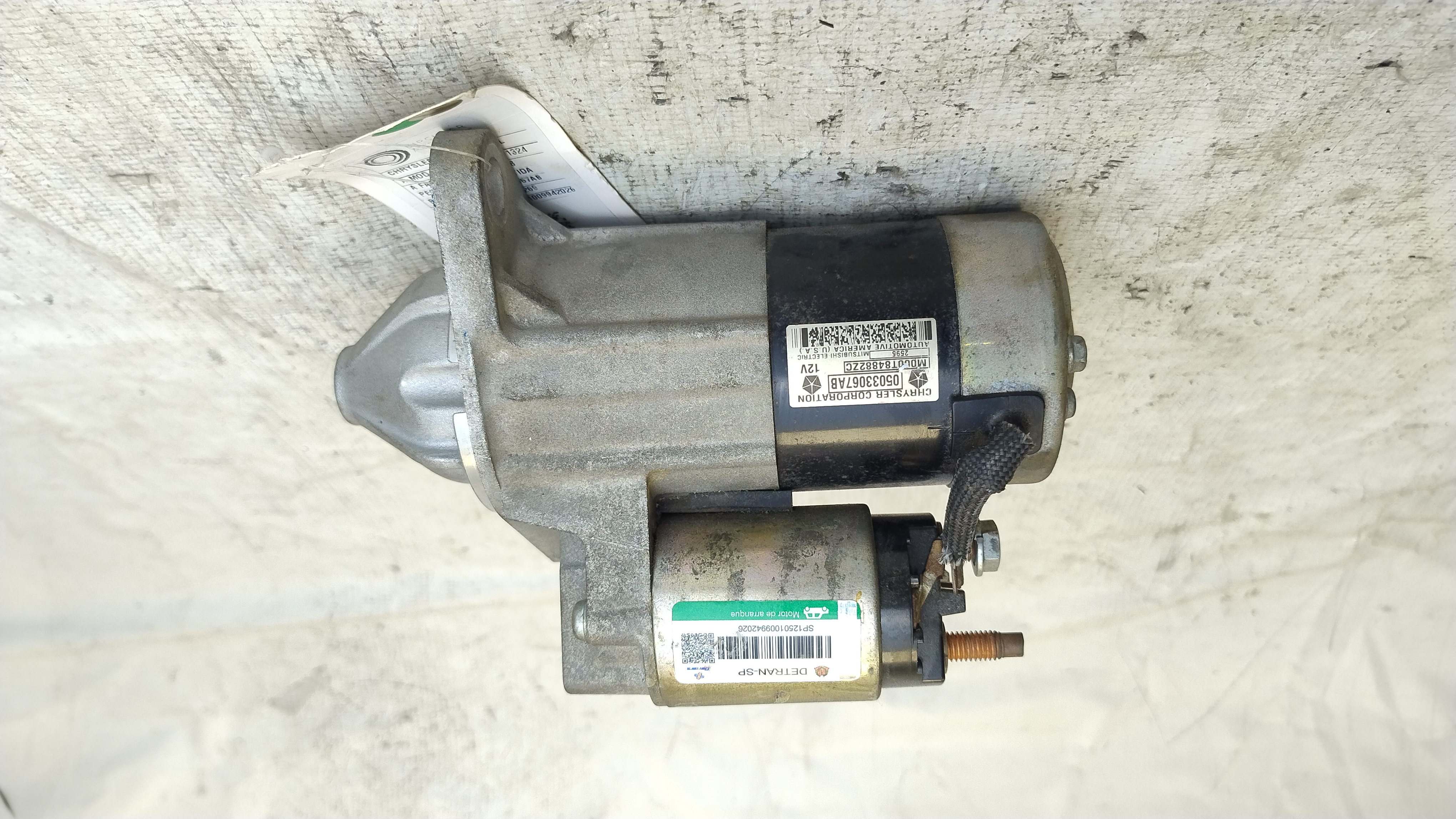 MOTOR PARTIDA CHRYSLER PT CRUISER CLASSIC 2.4 2005/2006 - 05033067AB - 