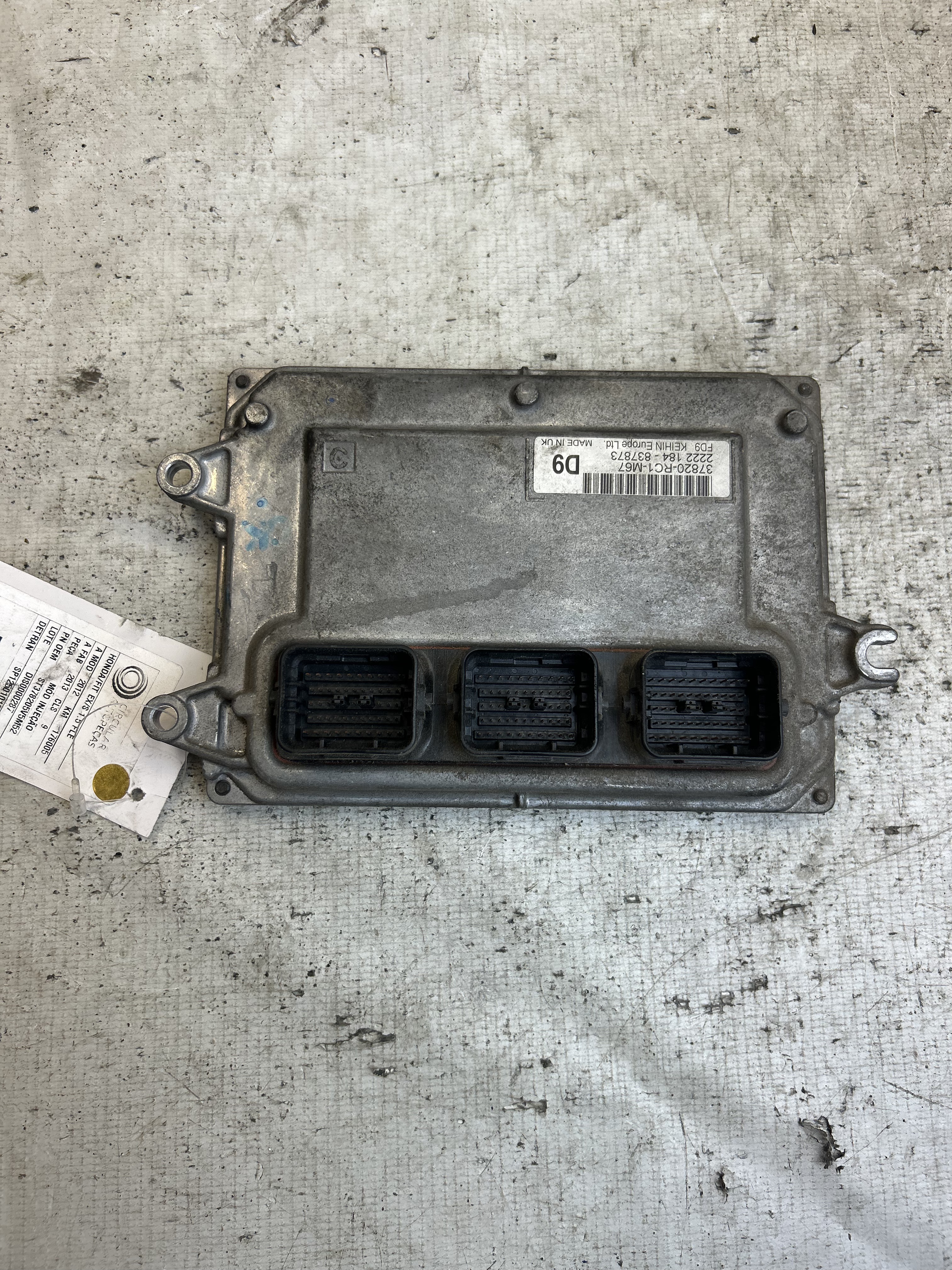MÓDULO INJEÇÃO HONDA FIT EX/S 1.5 FLEX 16V 2012/2013 - 378205V5M52 - 