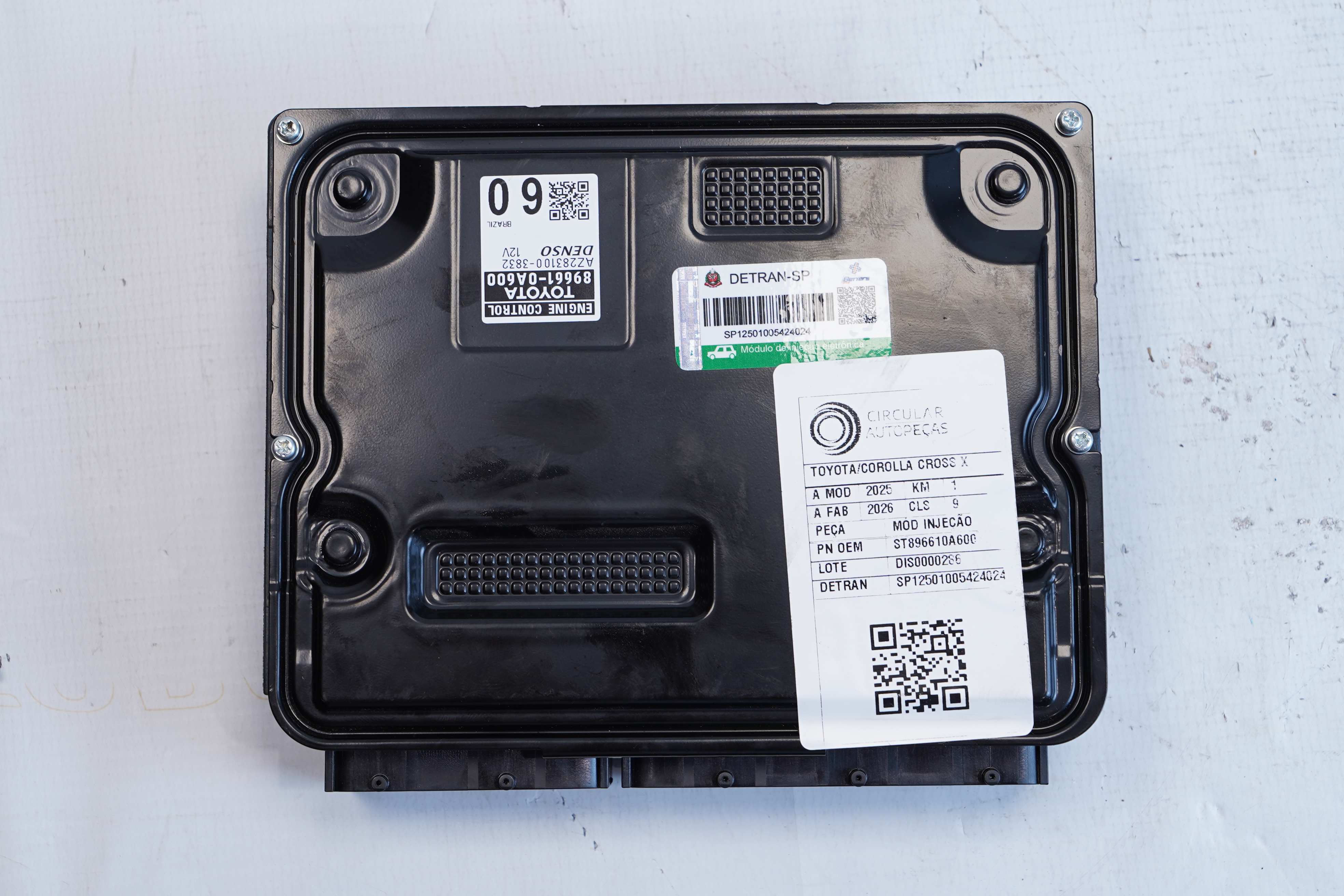 MÓDULO INJEÇÃO TOYOTA COROLLA CROSS 2.0 2025/26 - 896610A600 - 