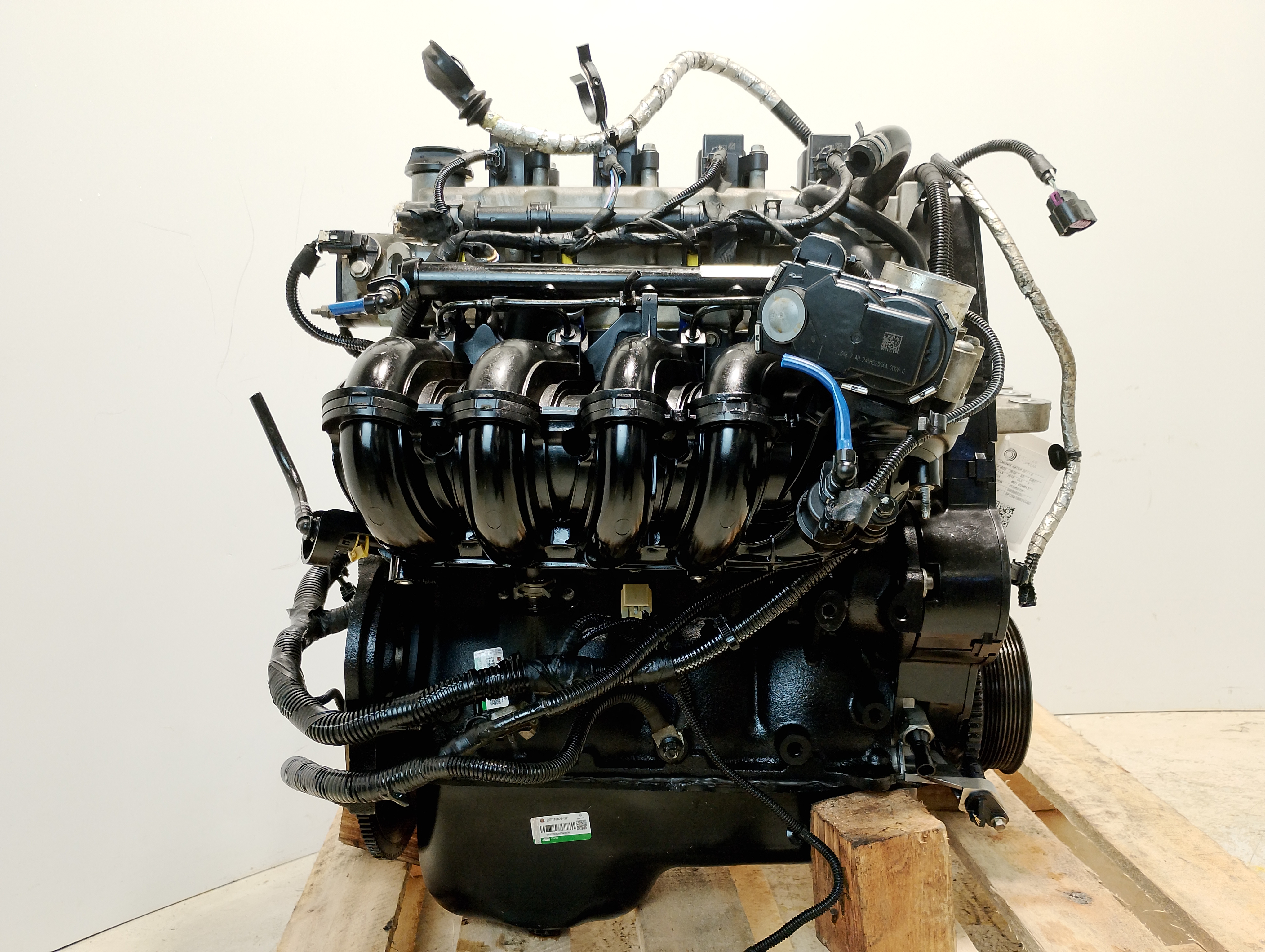 MOTOR COMPLETO CHEVROLET ONIX HATCH JOY 1.0 8V FLEX 2018 - 24582251 - 