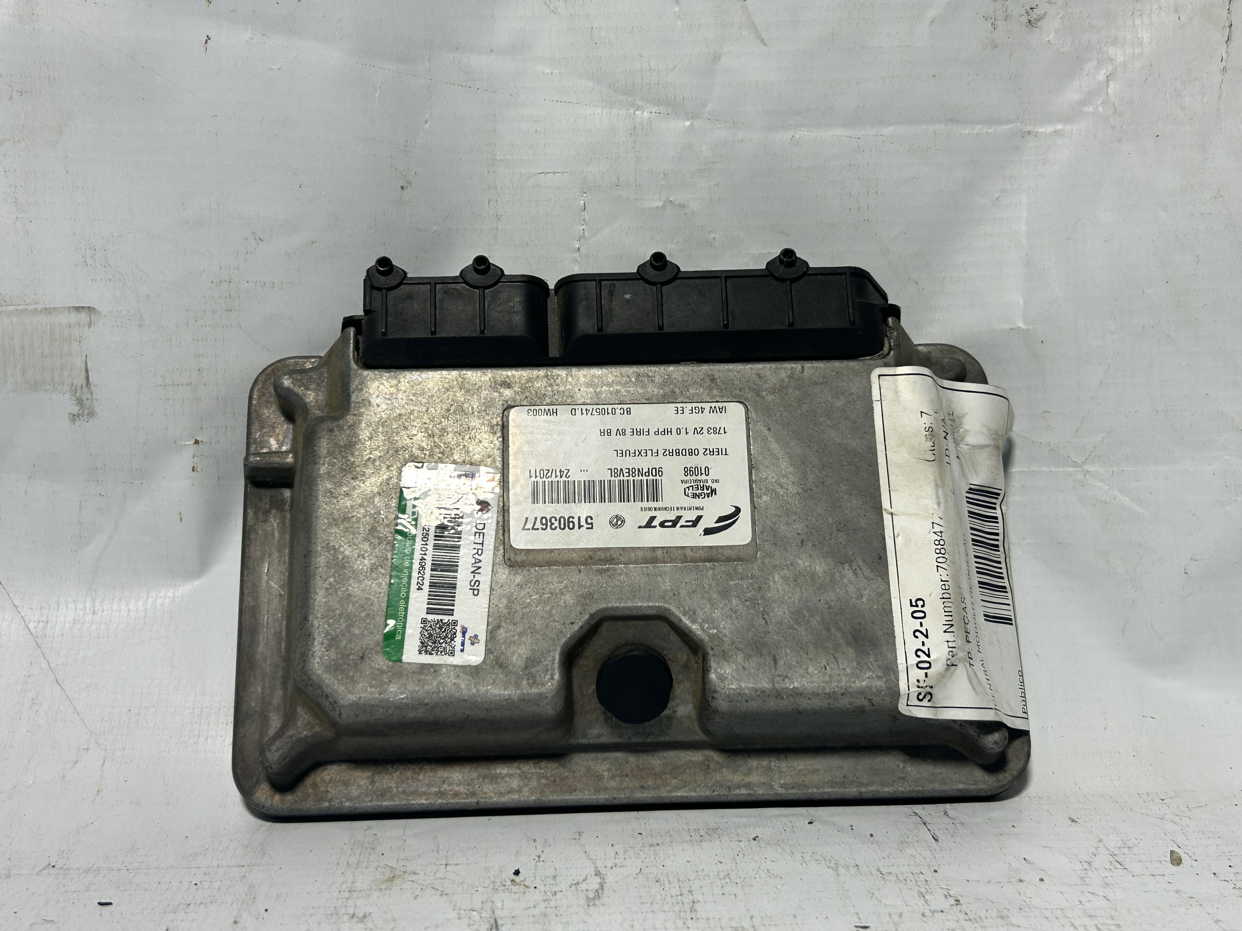 Módulo Injeção Fiat Palio Economy Fire 1.0 Flex 2013 - 7088472 - 