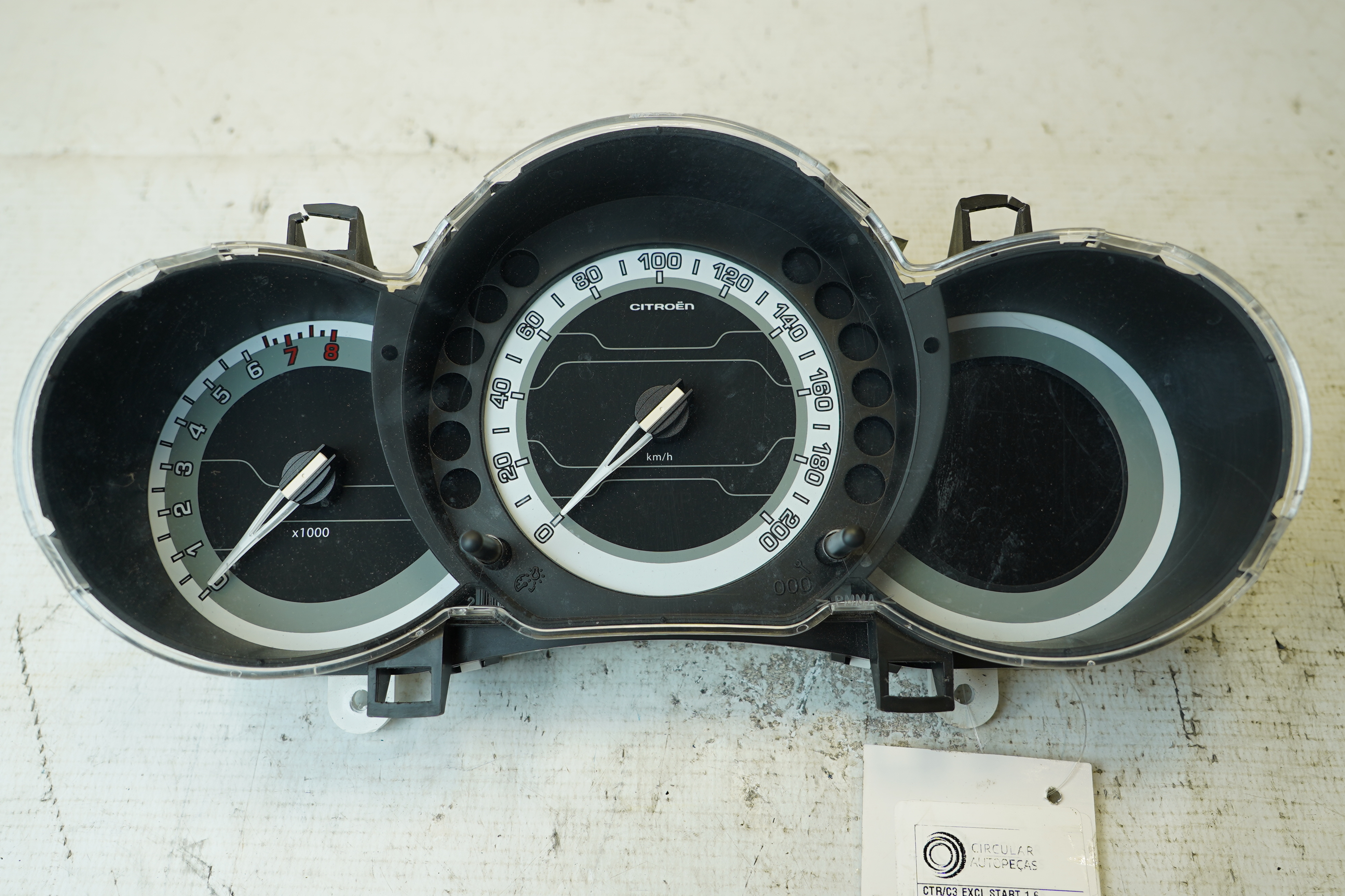 PAINEL INSTRUMENTOS CITROËN C3 EXCL. 1.6 VTI FLEX 2017 - 9810561780 - 