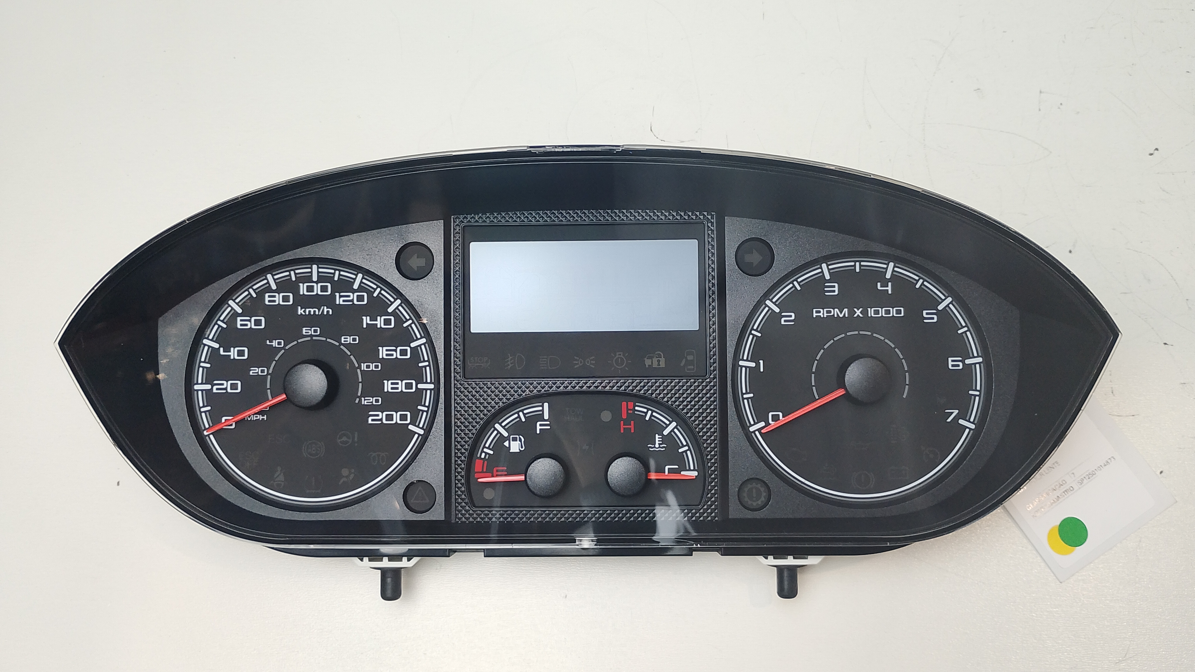 QUADRO PAINEL INSTRUMENTOS FIAT DUCATO CARGO CURTO 2.3 18 - 53450245 - 