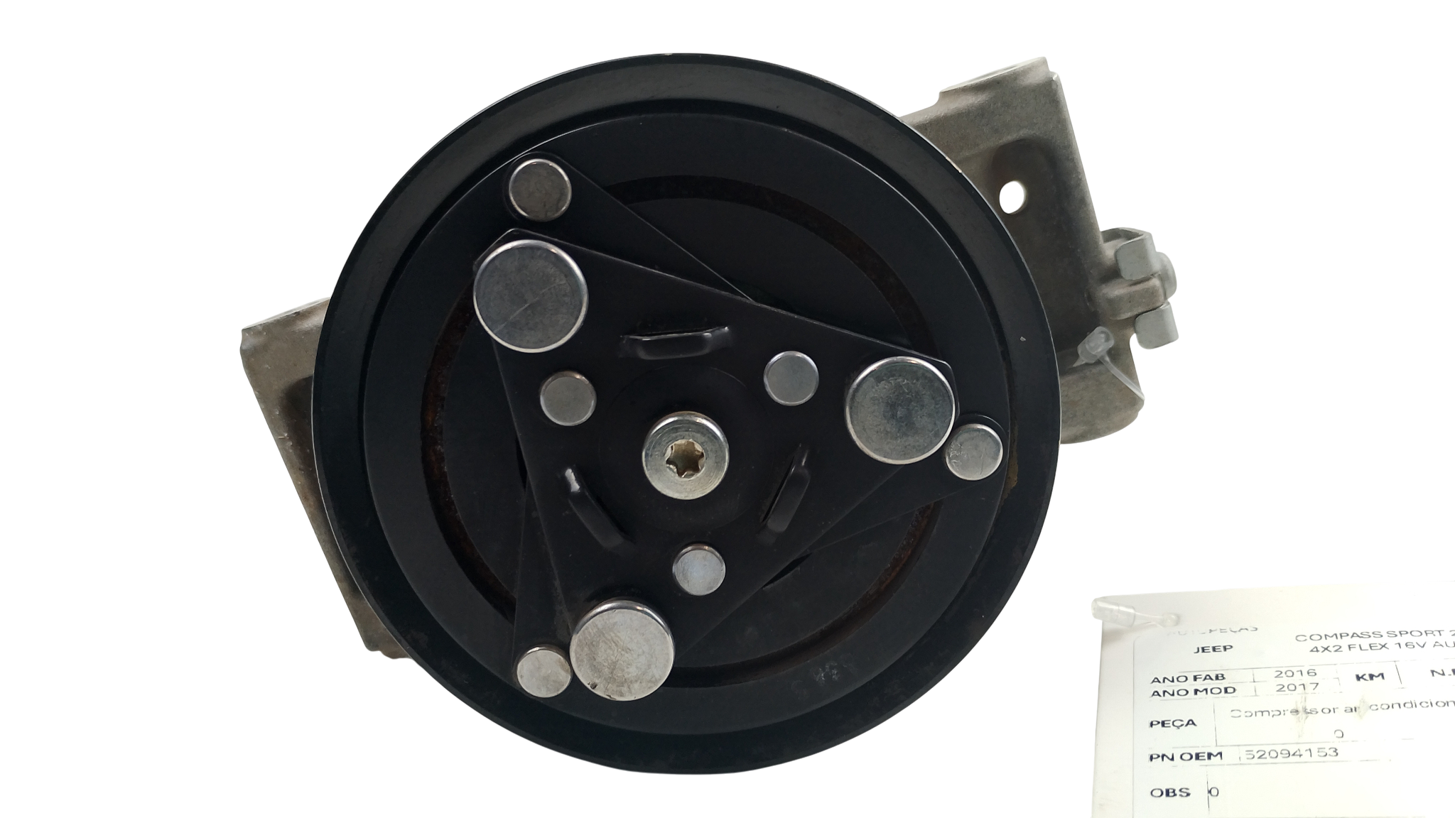 COMPRESSOR AR C - 52094153 - JEEP RAM