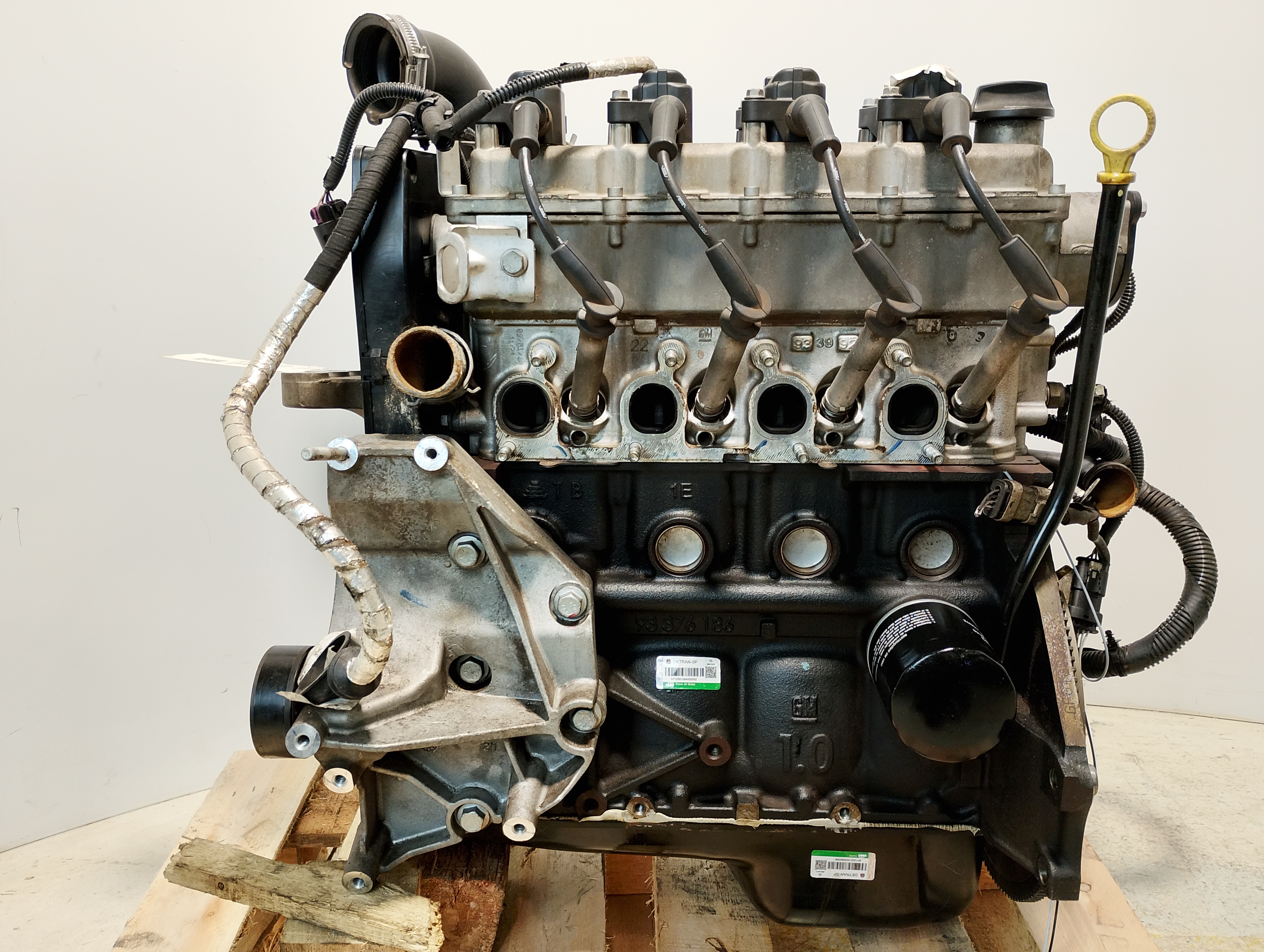 MOTOR COMPLETO CHEVROLET ONIX HATCH JOY 1.0 8V FLEX 2018 - 24582251 - 