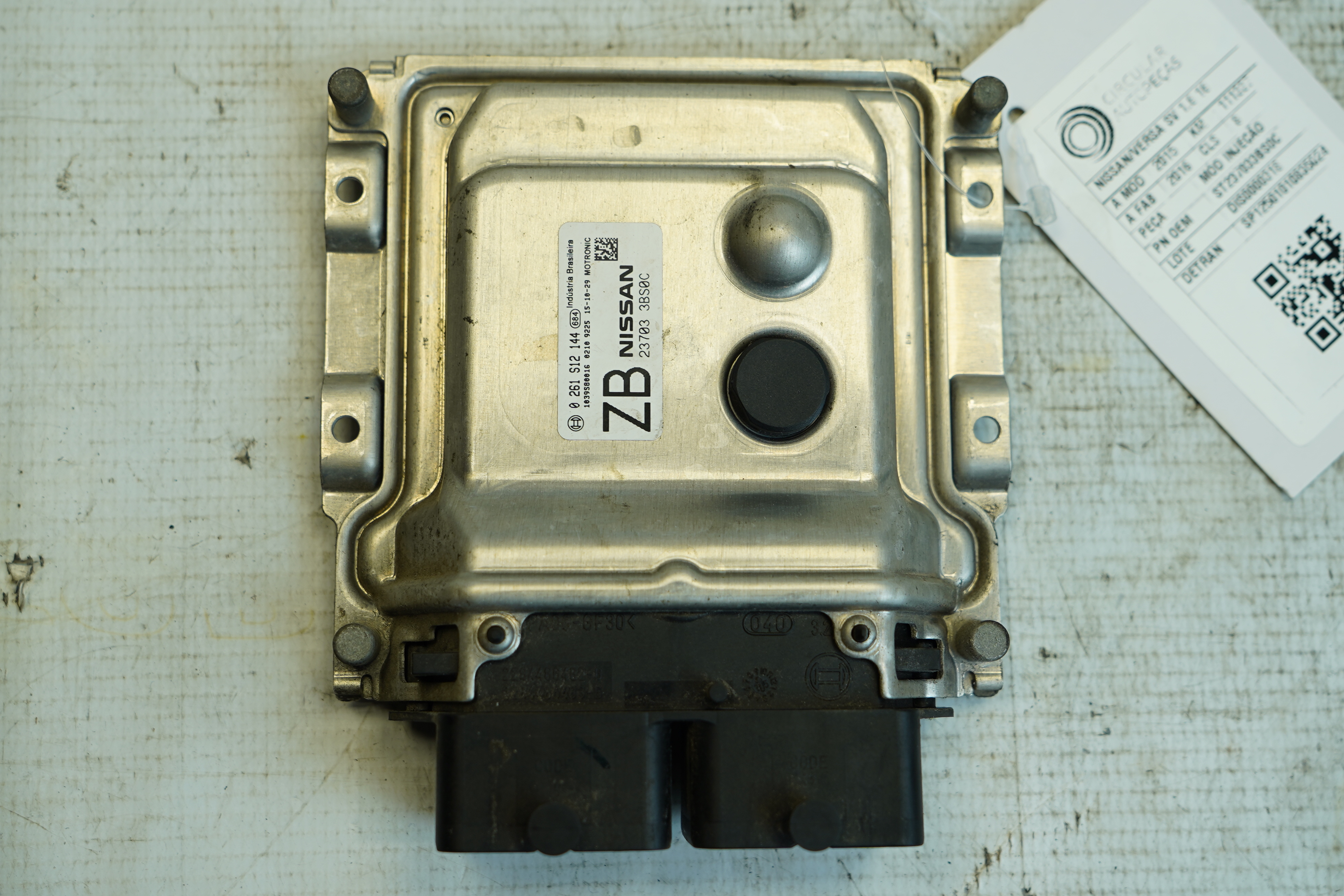 MÓDULO INJEÇÃO NISSAN VERSA SV 1.6 2015/2016 - 237033BS0C - 
