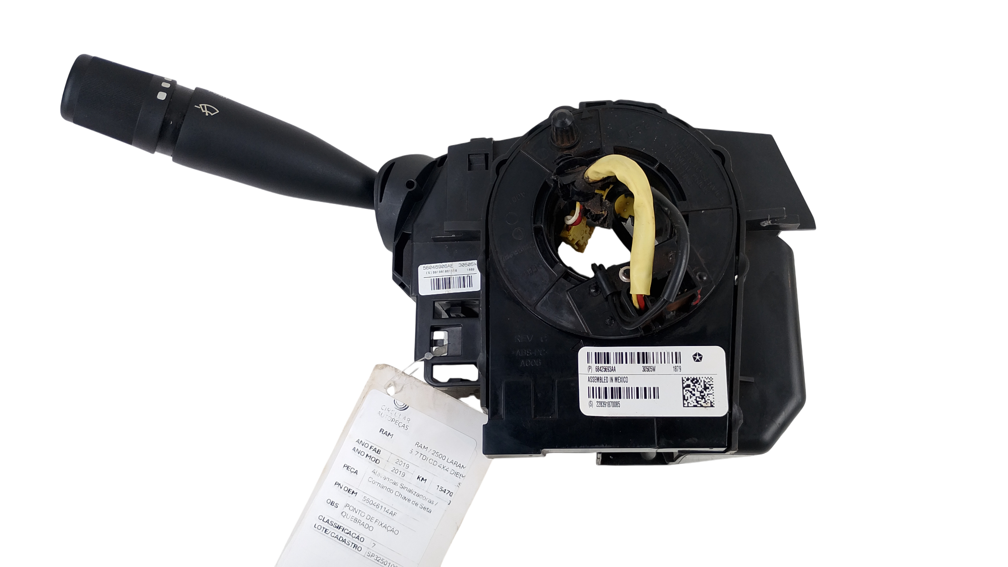 ALAVANCAS COMANDO CHAVE RAM 2500 LARAMIE 6.7 2019 - 56046114AF - 