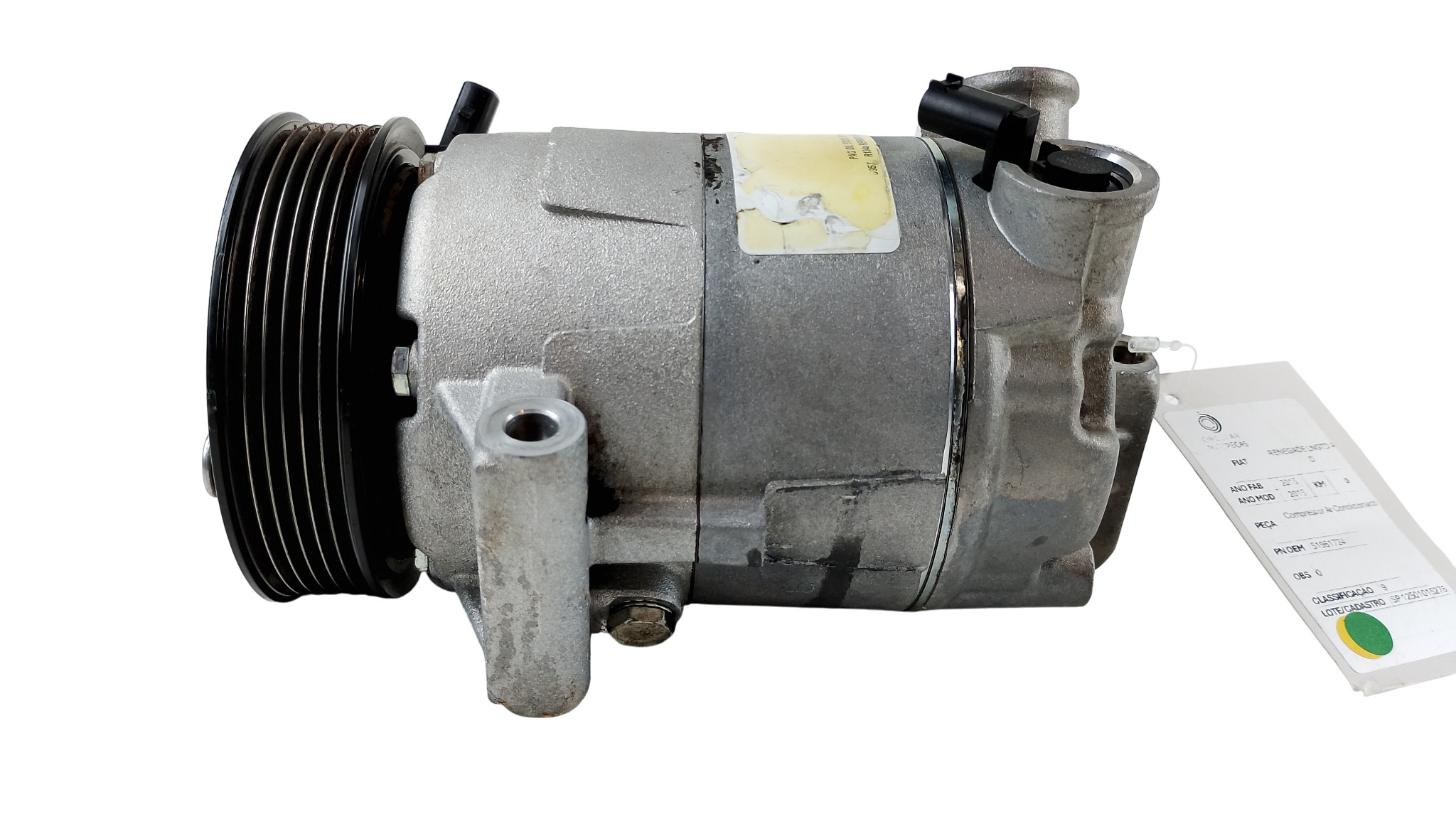 COMPRESSOR AR CONDICIONADO JEEP RENEGADE TRAIL 2.0 2018/19 - 51961724 - 