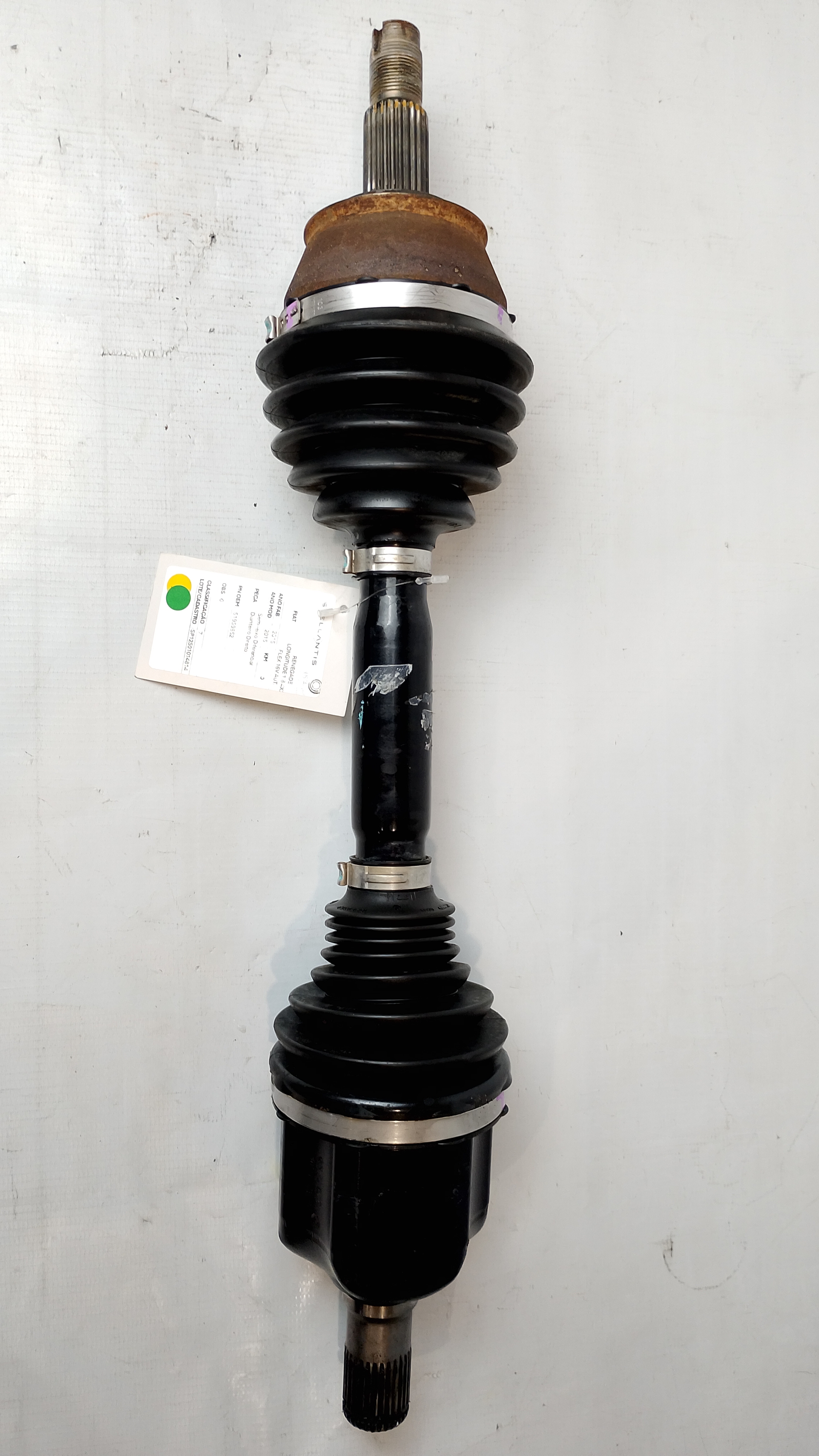 SEMI-EIXO DIFERENCIAL DIANT DIR JEEP RENEGADE LONG 1.8 2015 - 51959852DD - 