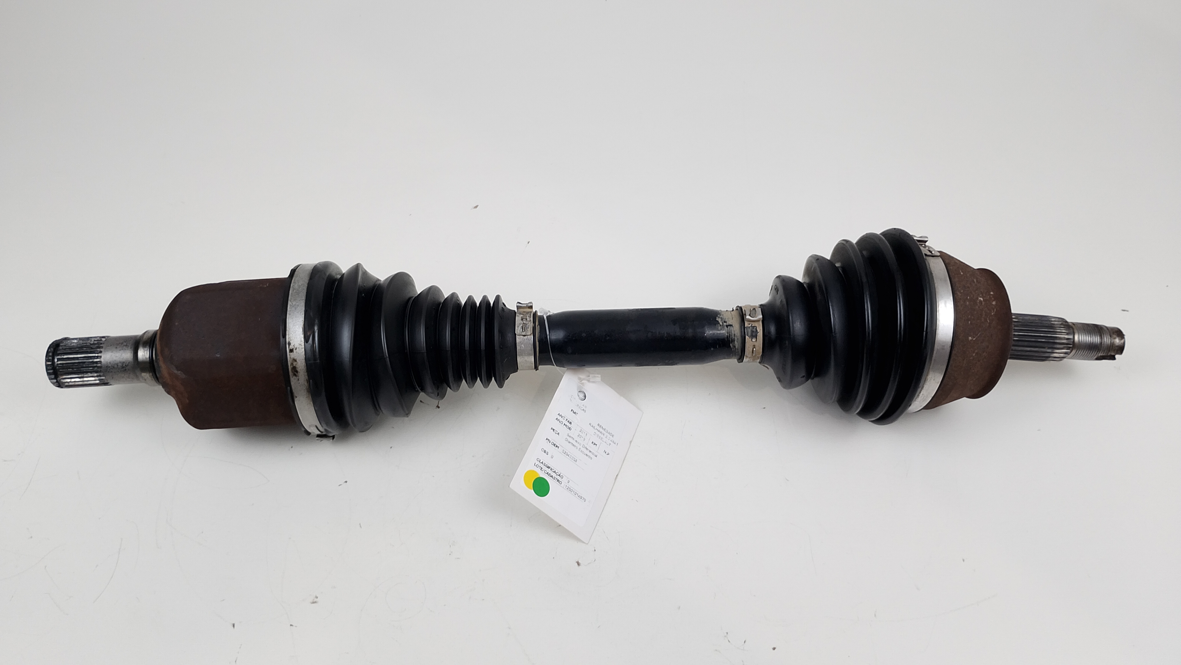 SEMI-EIXO DIFERENCIAL DIANT ESQ JEEP RENEGADE TRAIL 2.0 2016 - 52043358DE - 