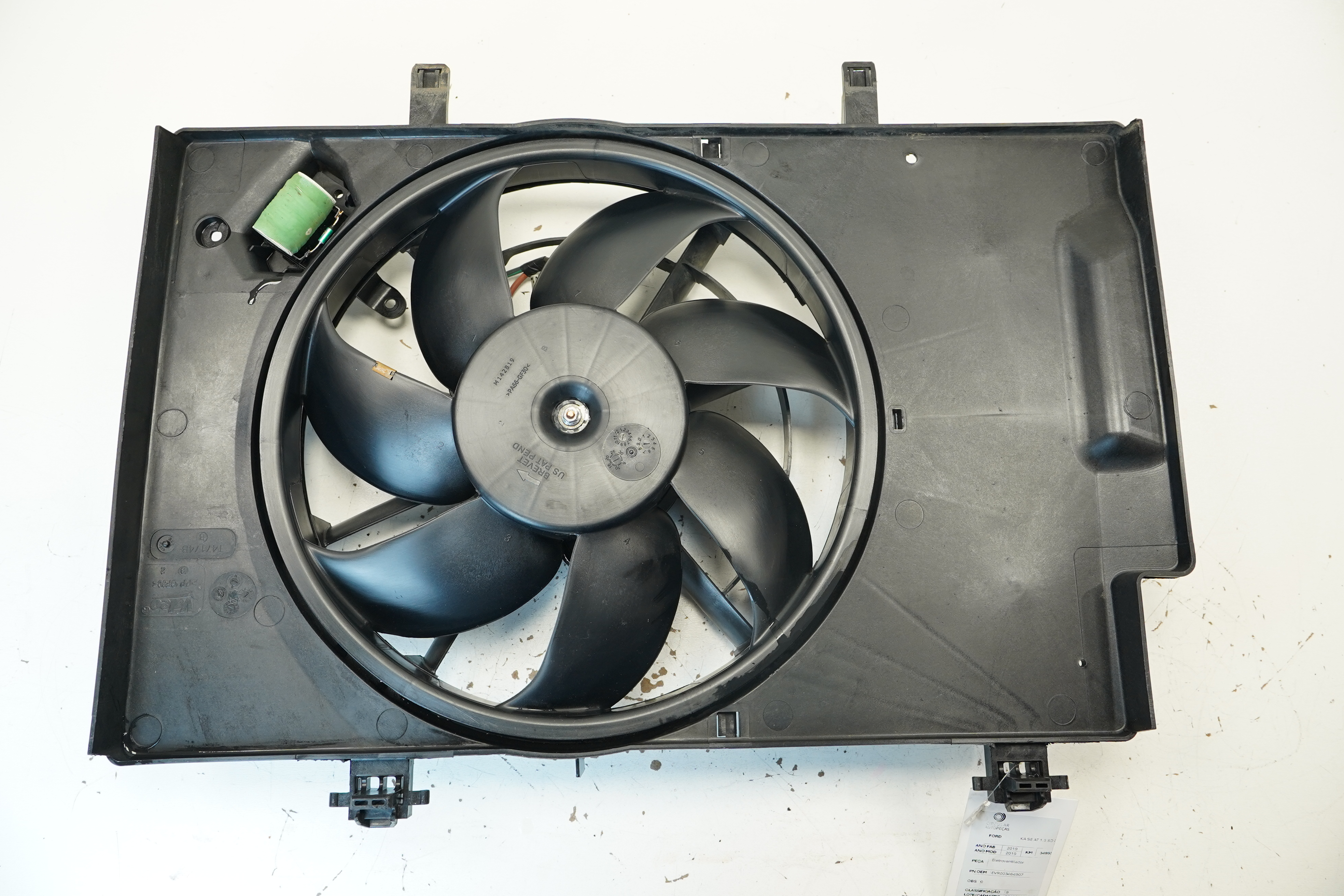 ELETROVENTILADOR FORD KA SE AT 1.5 SD C 2019 - EVR003464907 - 