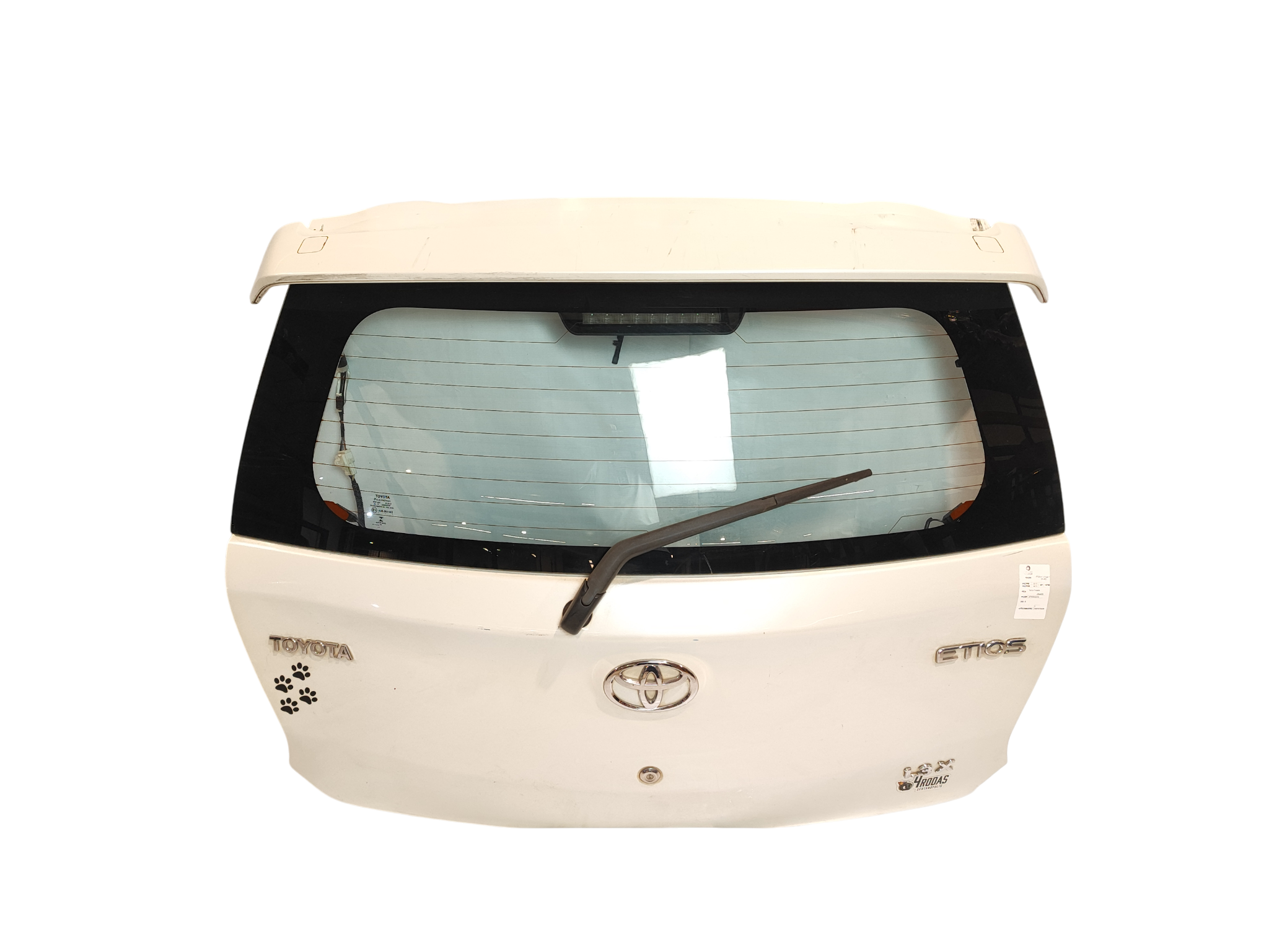 TAMPA TRASEIRA TOYOTA ETIOS X 1.3 FLEX 16V 2015 - 670050D230 - 