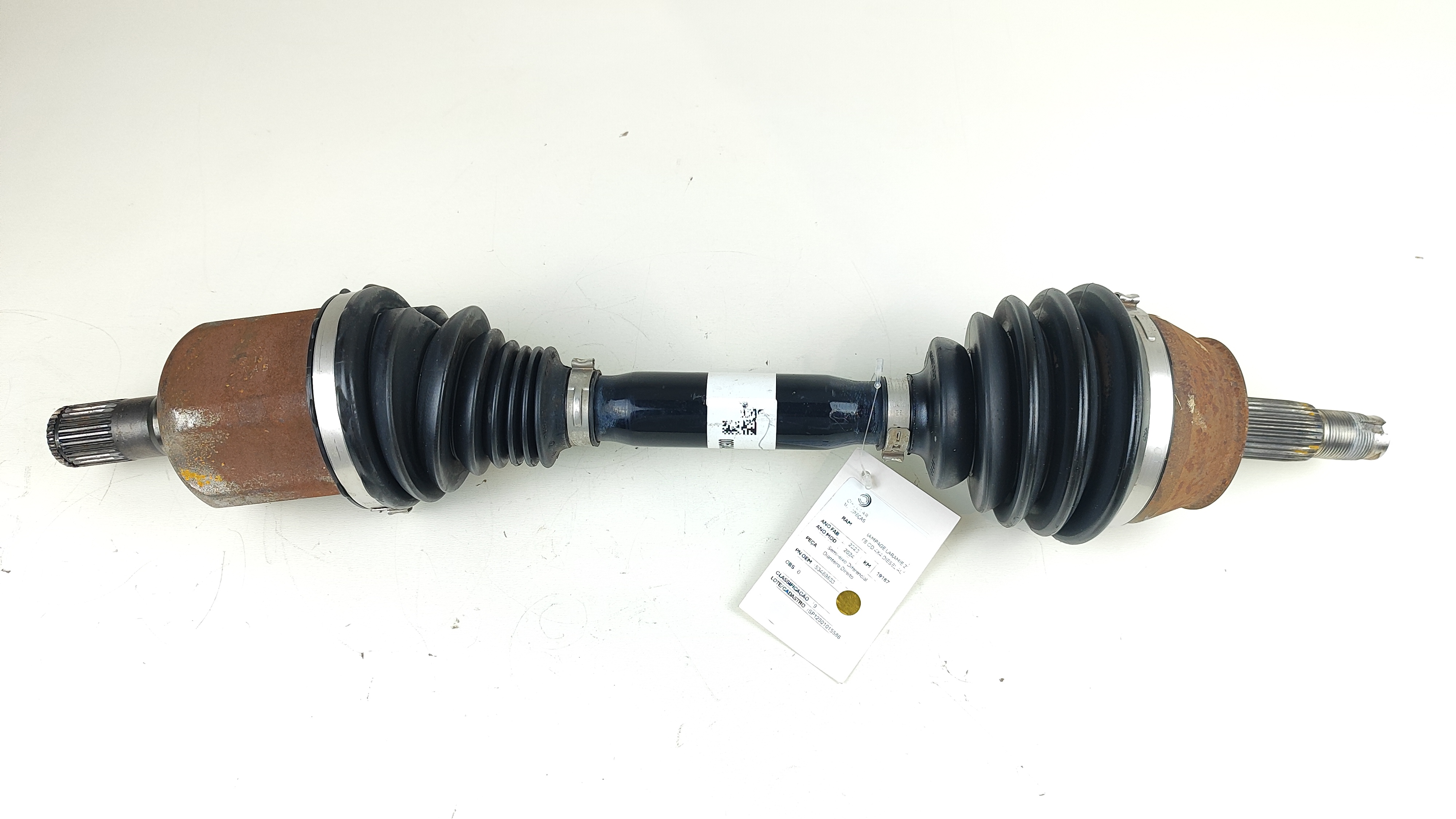 SEMI-EIXO DIANTEIRO DIREITO RAM RAMPAGE LARAMIE 2.0 2023/24 - 53489833DD - 