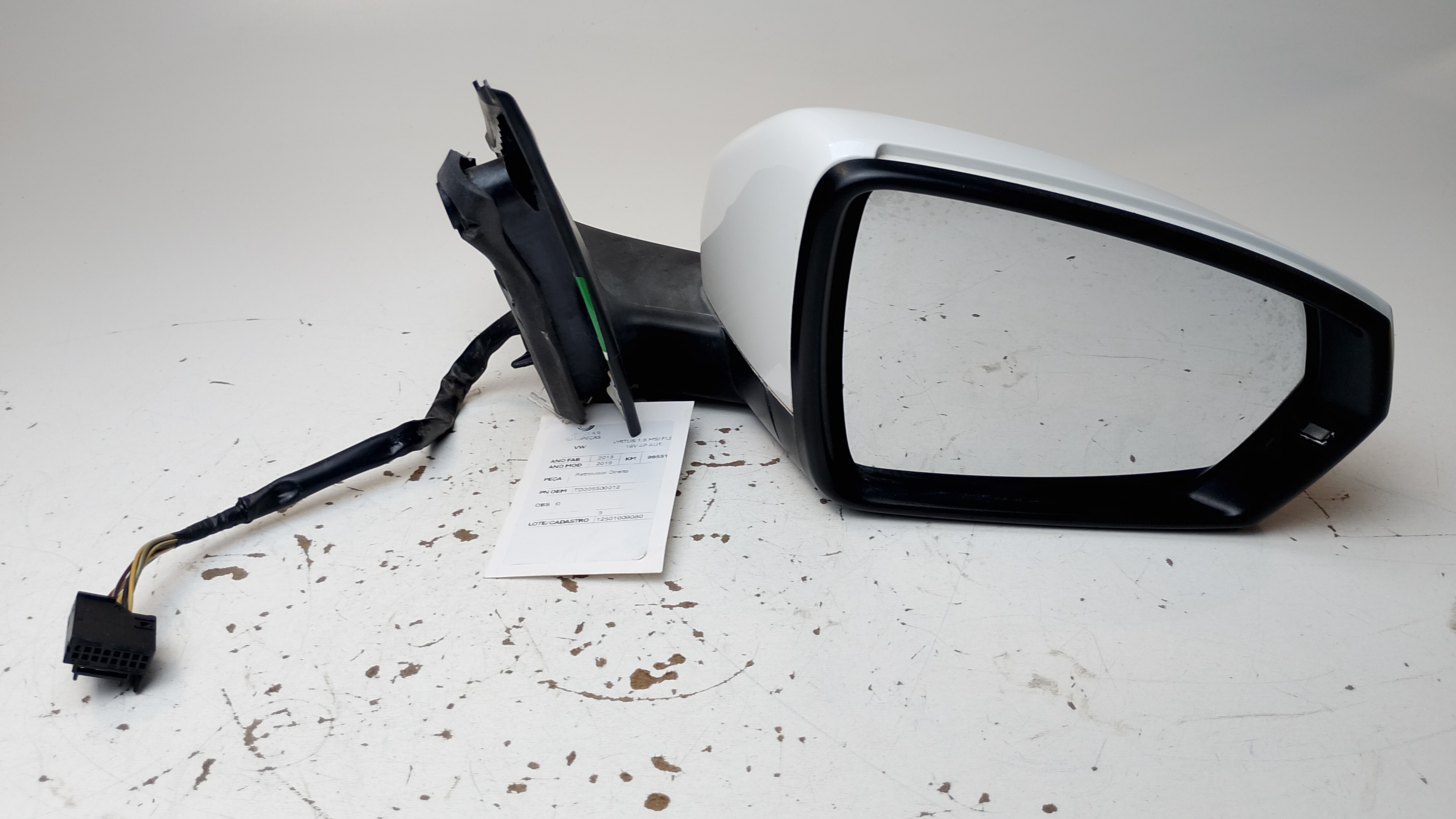 RETROVISOR DIREITO VOLKSWAGEN VIRTUS COMFORT. 200 TS 2022 - RD005485242 - 