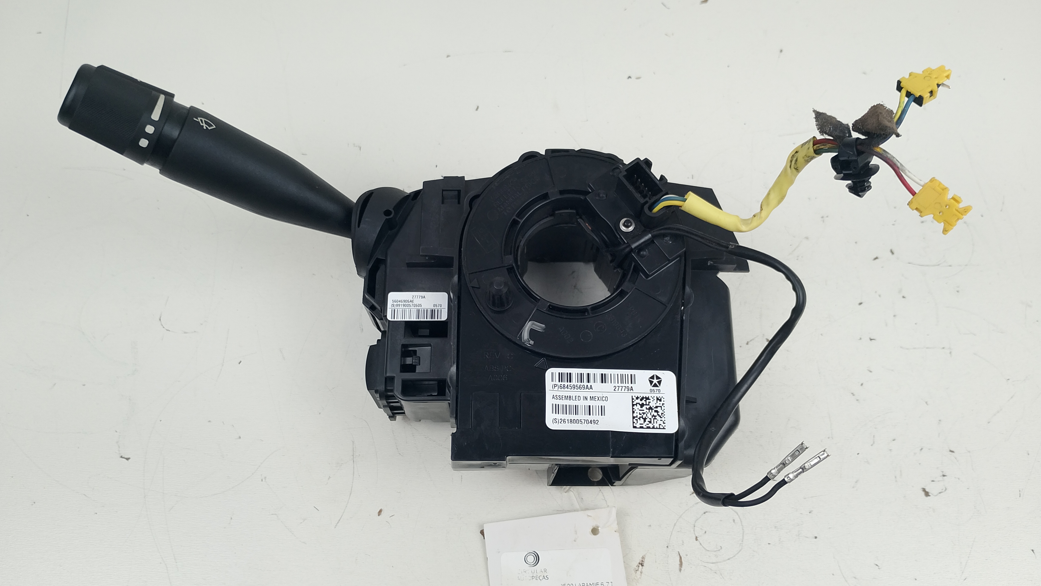 ALAVANCA COMANDO CHAVE SETA RAM 2500 LARAMIE 6.7 TDI 2020 - 68459569AA - 