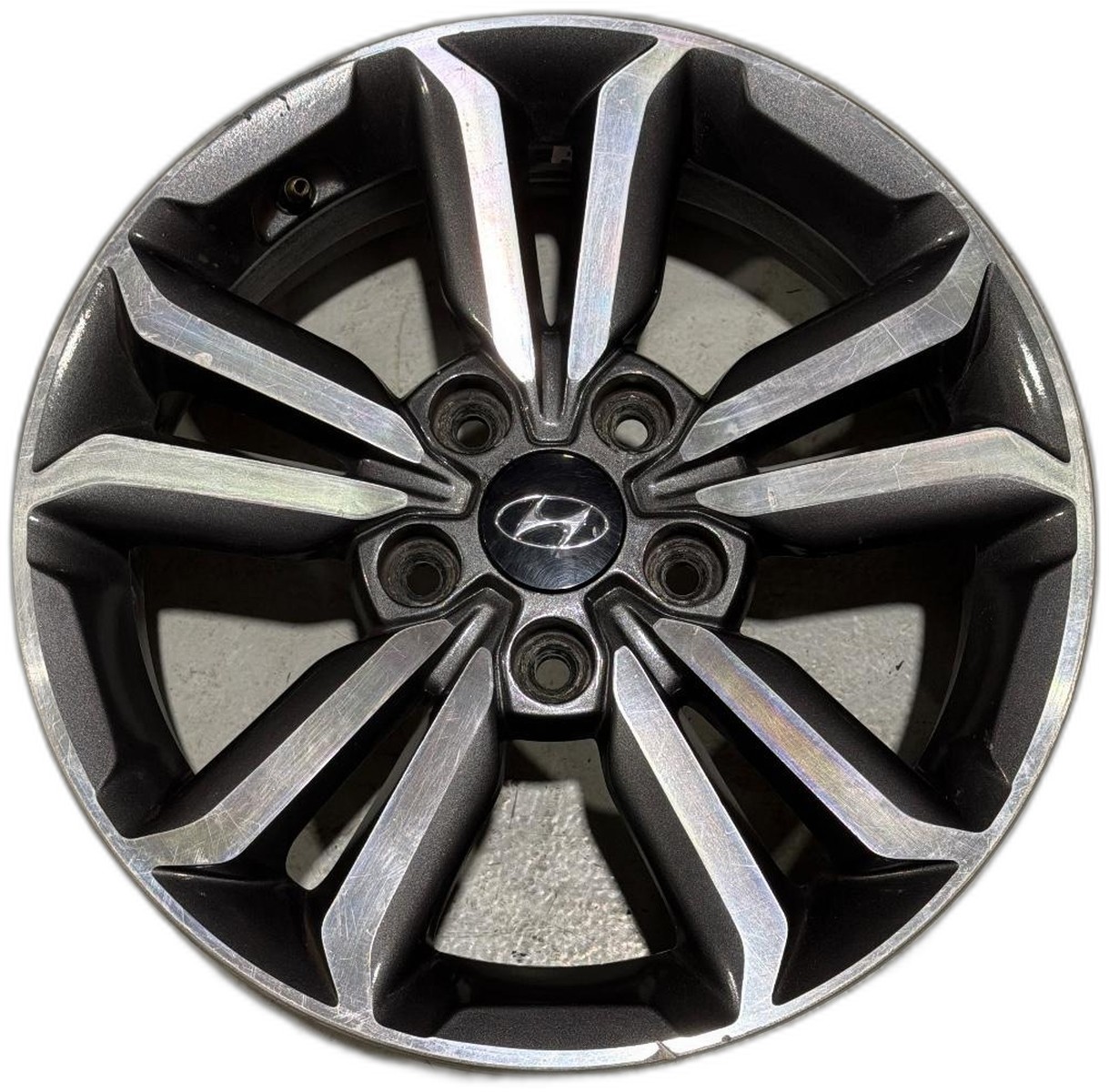 RODA LIGA LEVE ARO 16 5 FUROS DIAMANTADA HYUNDAI CRETA - 52910M4100DE - 