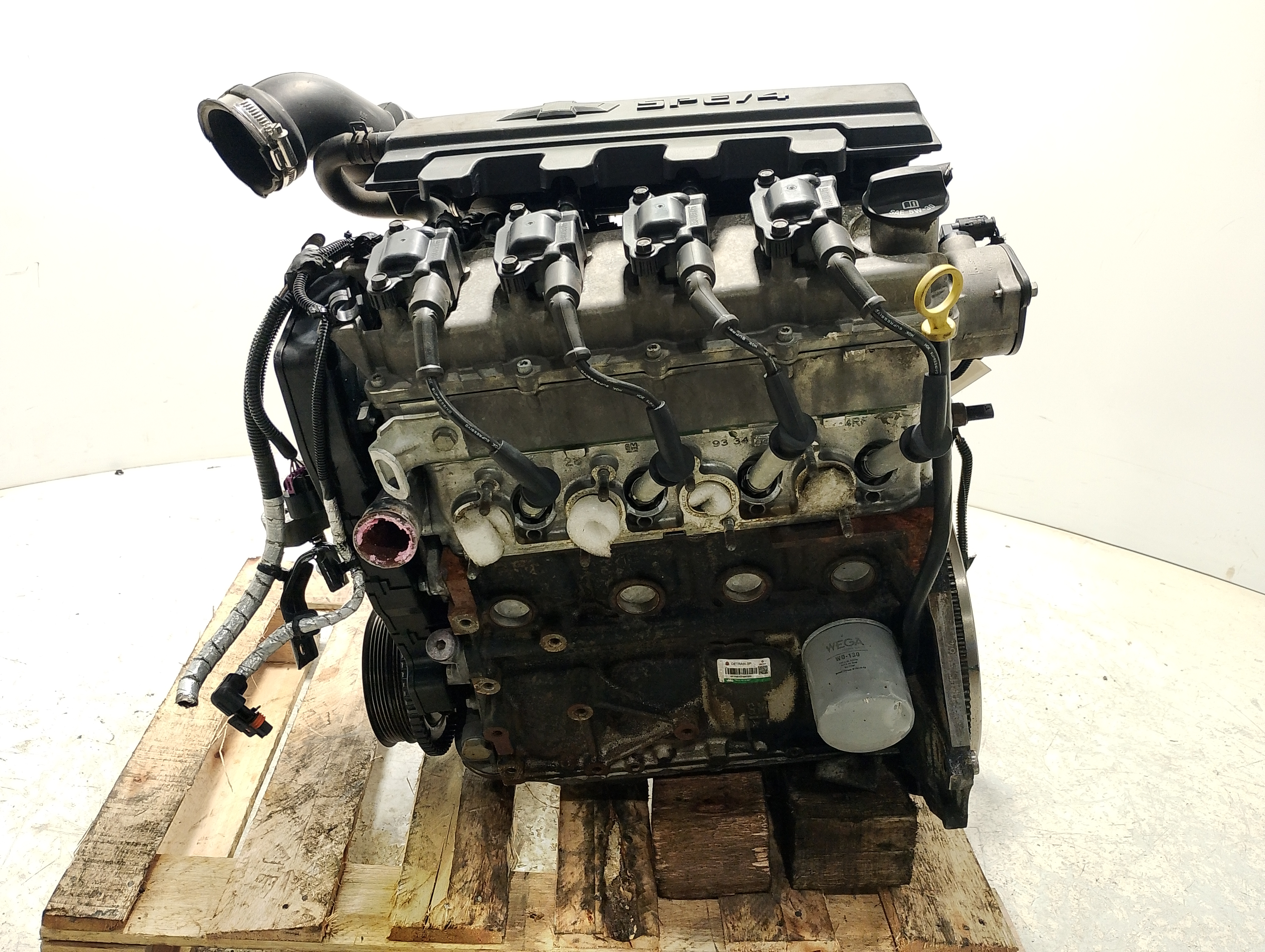 MOTOR COMPLETO CHEVROLET ONIX HATCH LT 1.4 8V FLEXPOWER 2013 - 24579152 - 