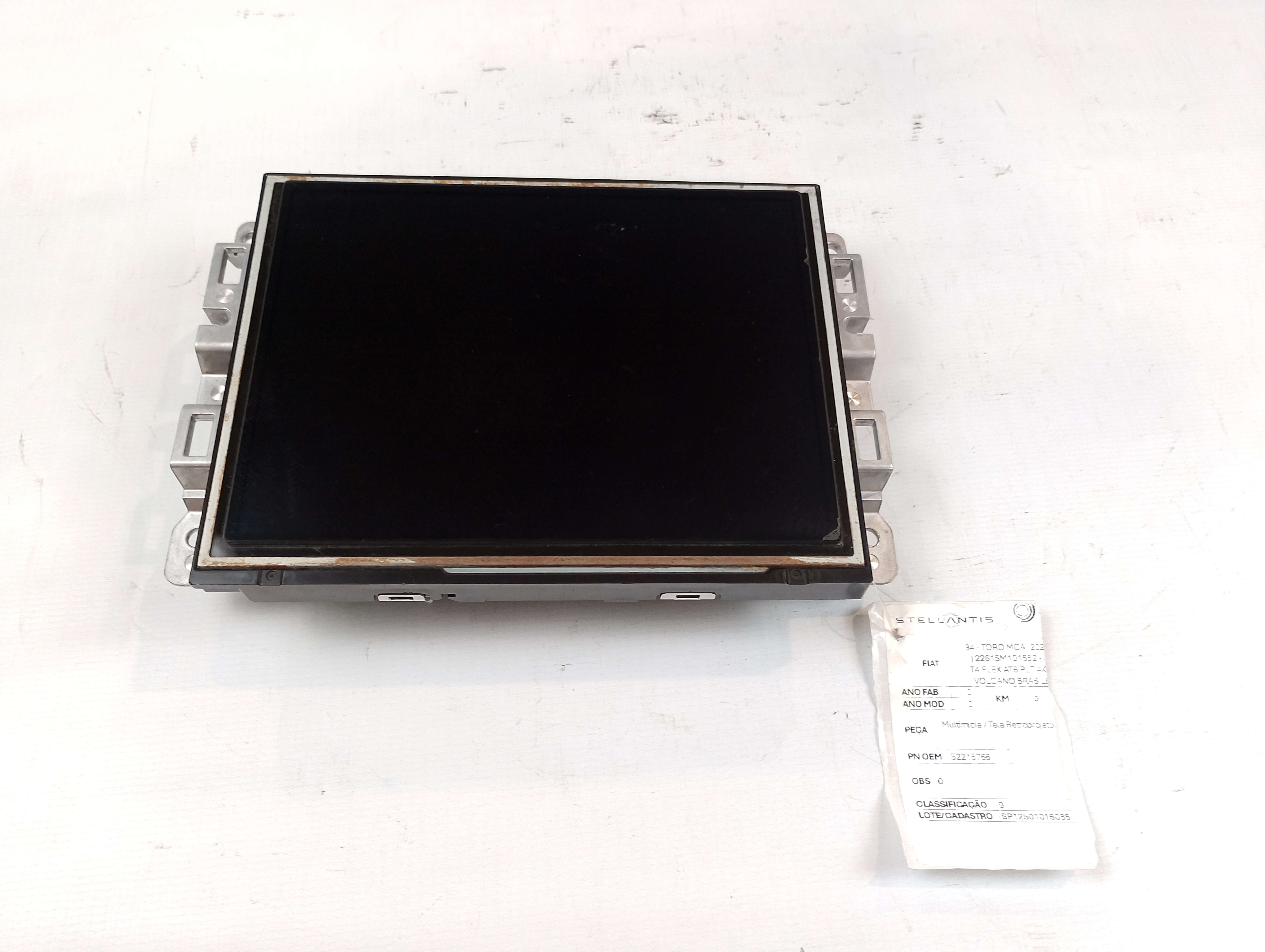 MULTIMÍDIA FIAT TORO VOLCANO 1.3 2022 - 52215766 - 