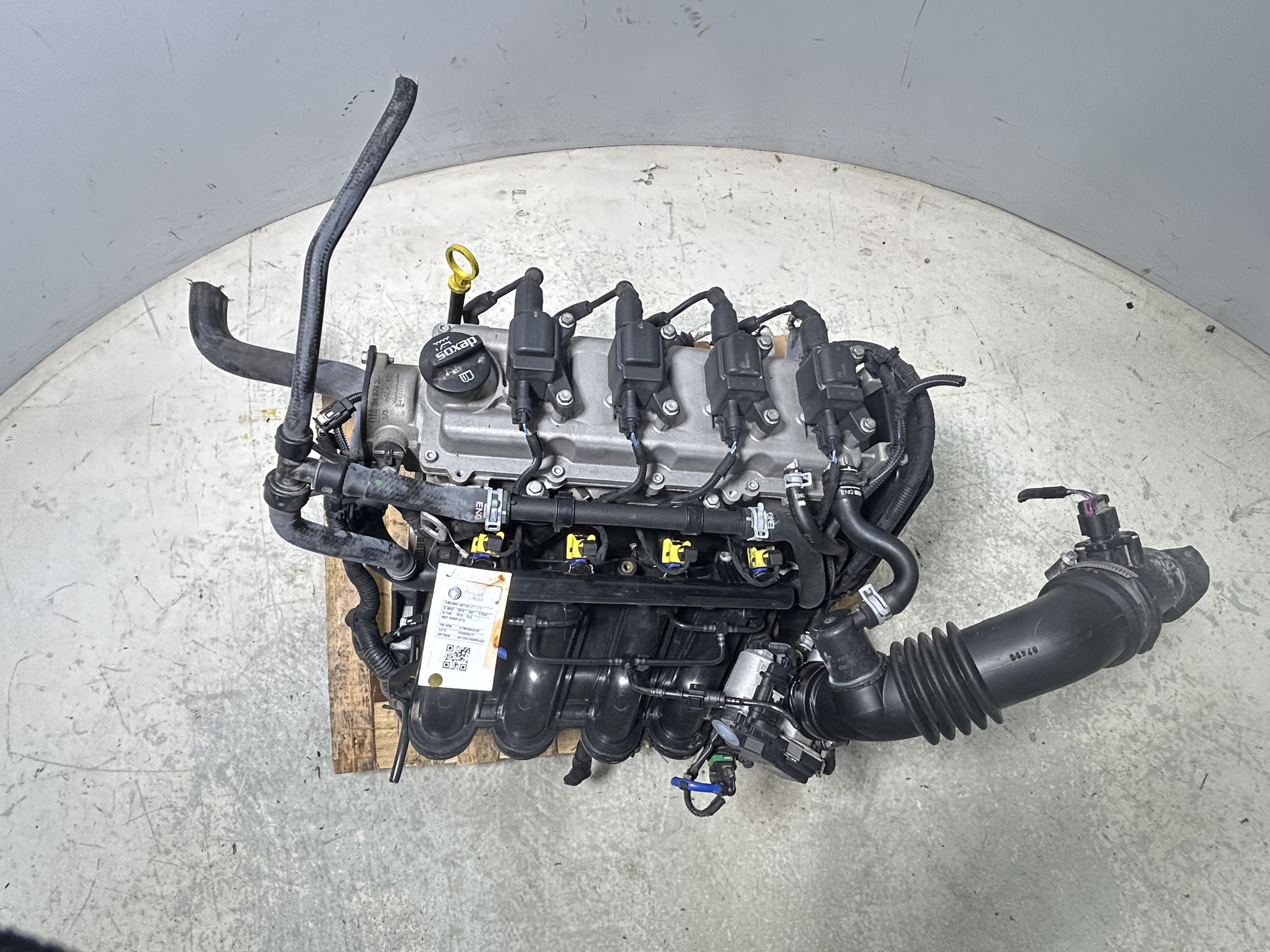 MOTOR COMPLETO CHEVROLET ONIX HATCH LT 1.0 8V FLEX 2019 - MC0044245 - 