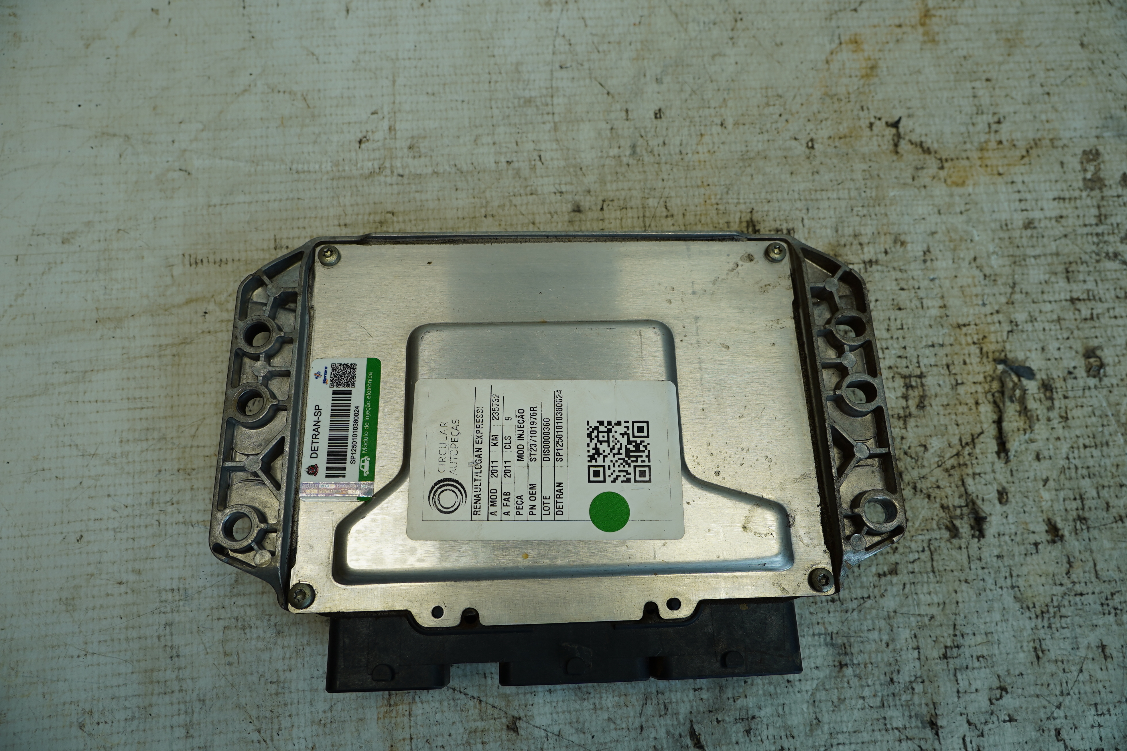 Modulo Injeção Renault Sandero Expression 1.0 16v 2014 - 237101976R - 