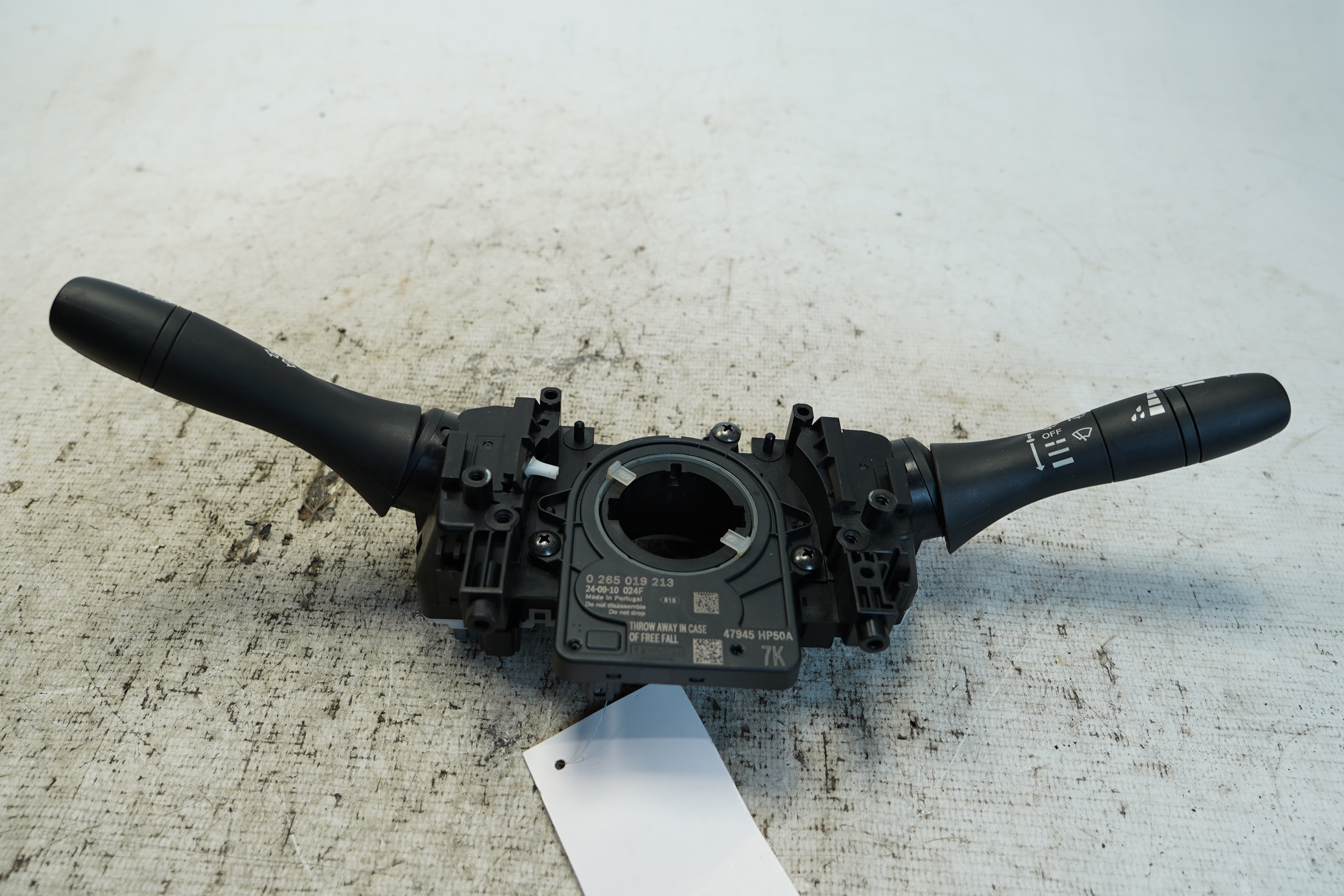 ALAVANCAS COMANDO CHAVE SETA NISSAN KICKS SL 1.6 16V 2018 - 255605RB1A - 