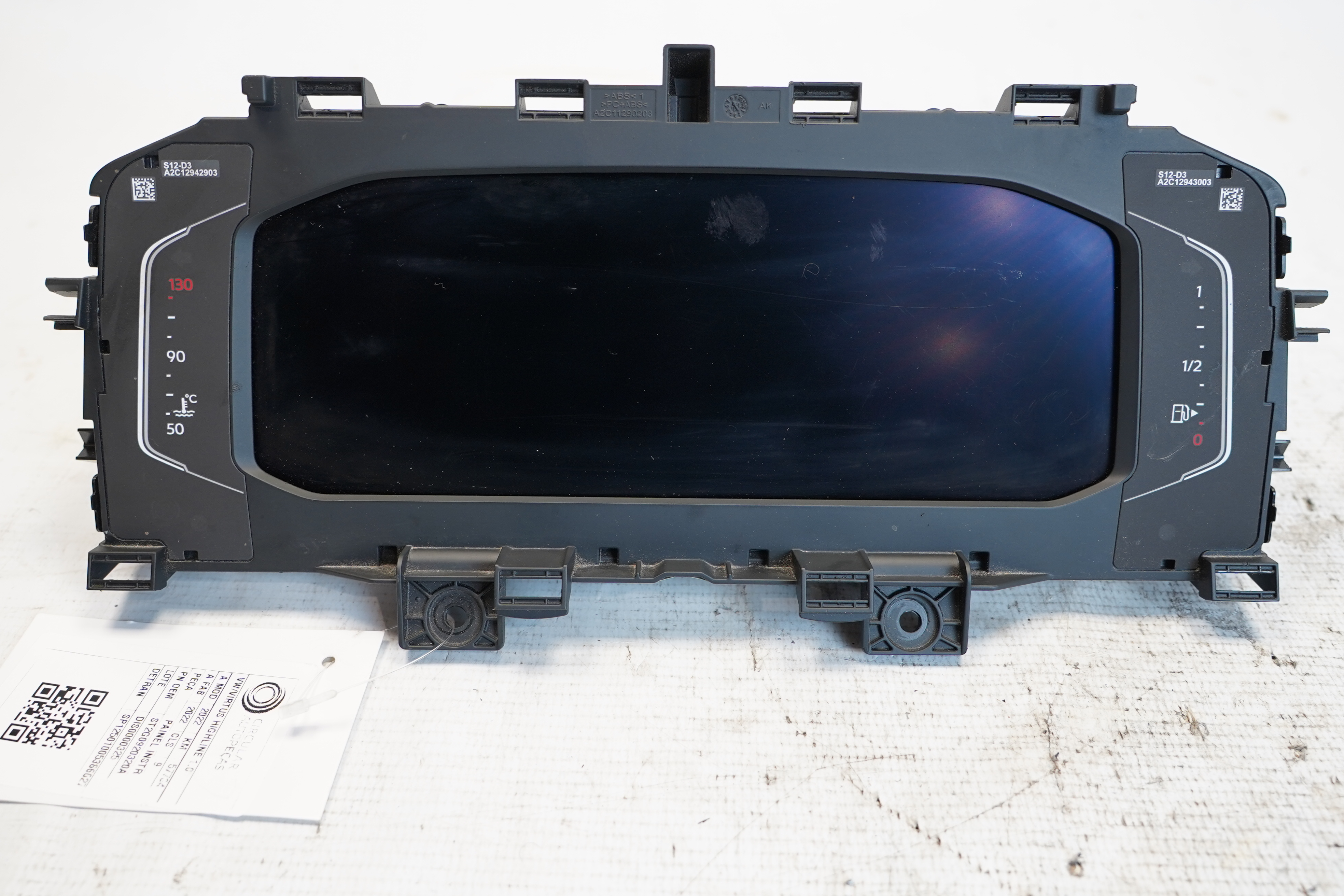 PAINEL INSTRUMENTOS VOLKSWAGEN VIRTUS HIGHLINE 1.0 2022 - 2G0920320A - 