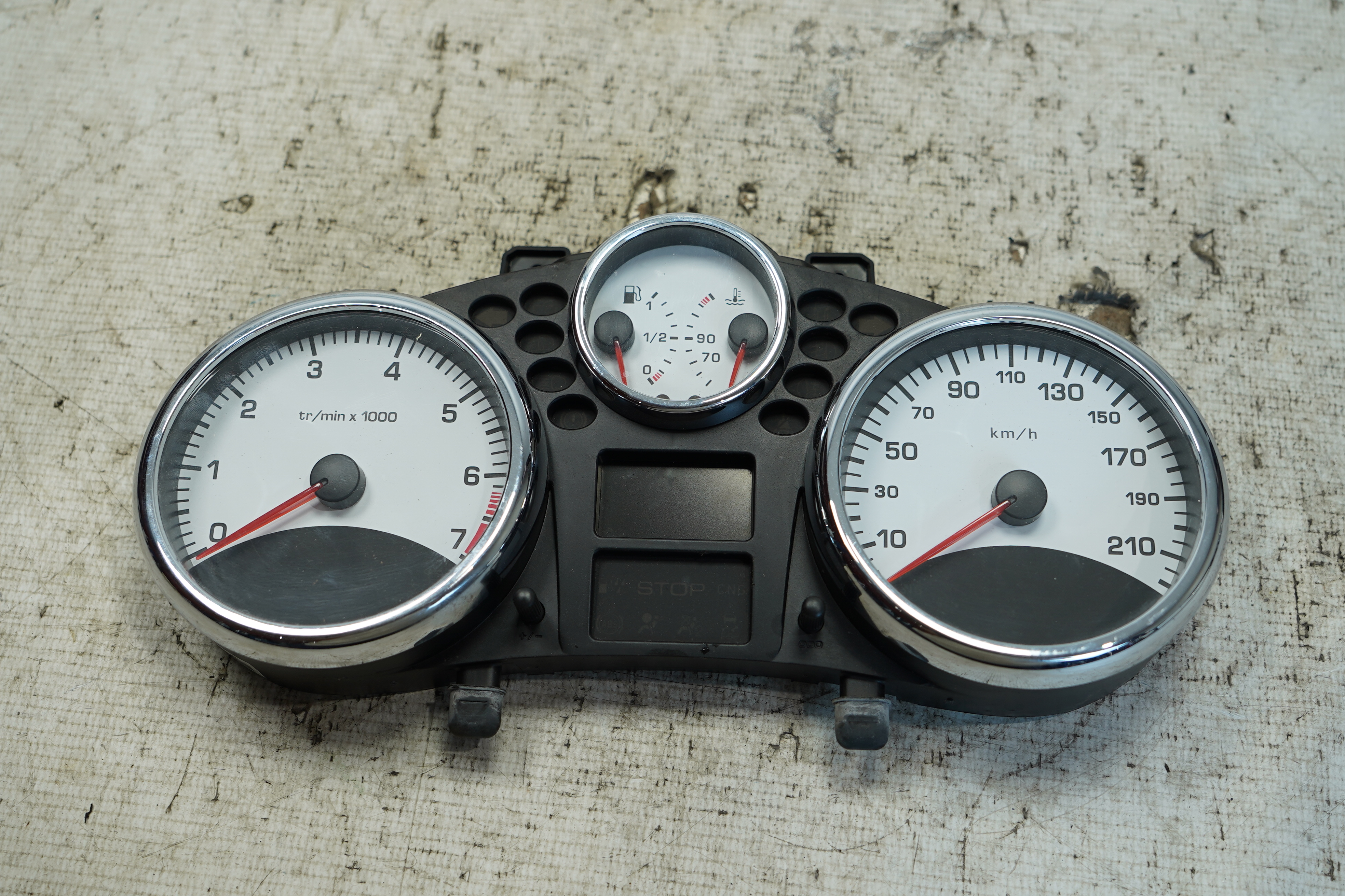 PAINEL INSTRUMENTOS PEUGEOT 207 XR 1.4 2012/13 - 9666635880 - 