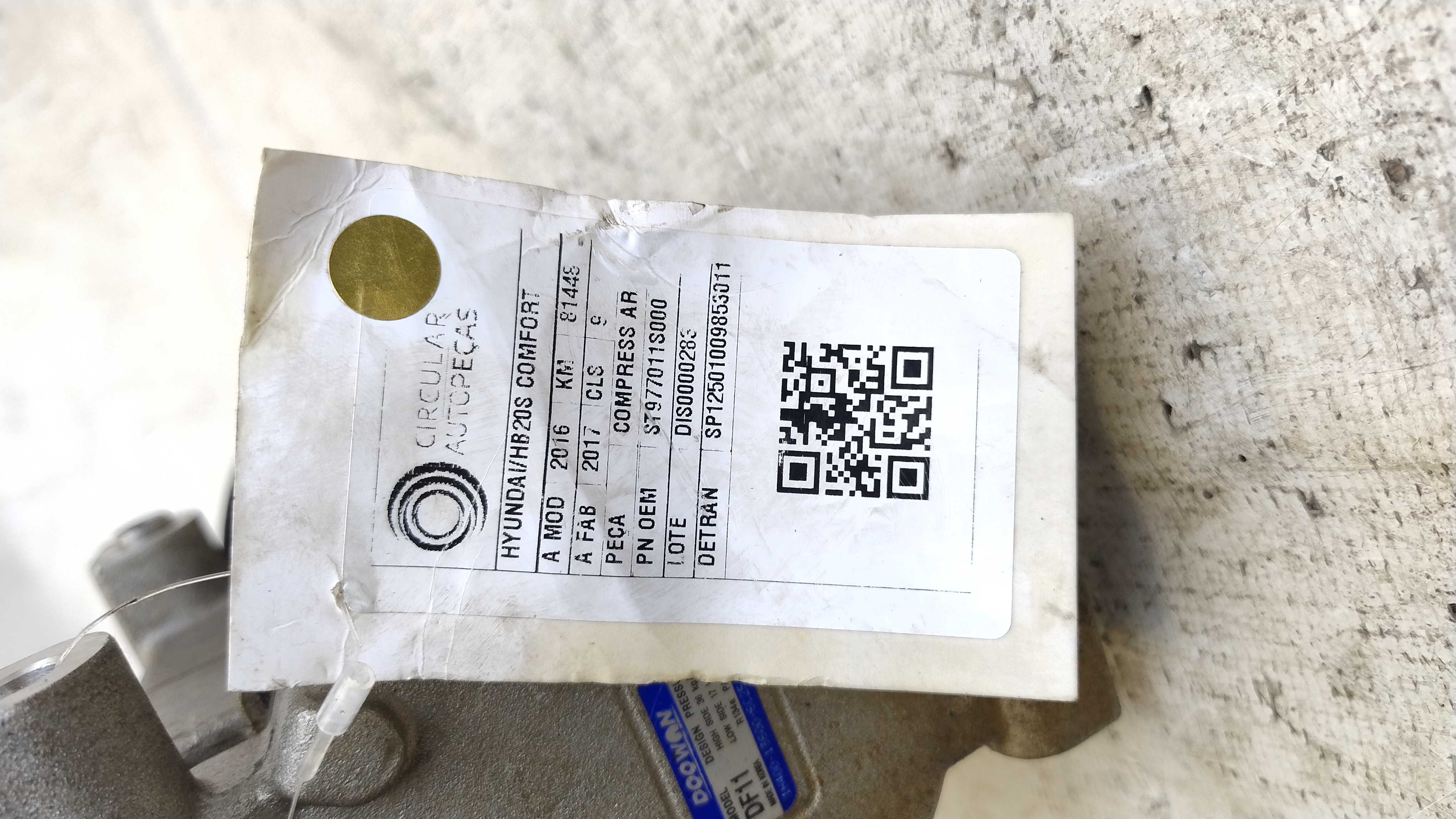 CONJUNTO COMPRESSOR - 977011S000 - 