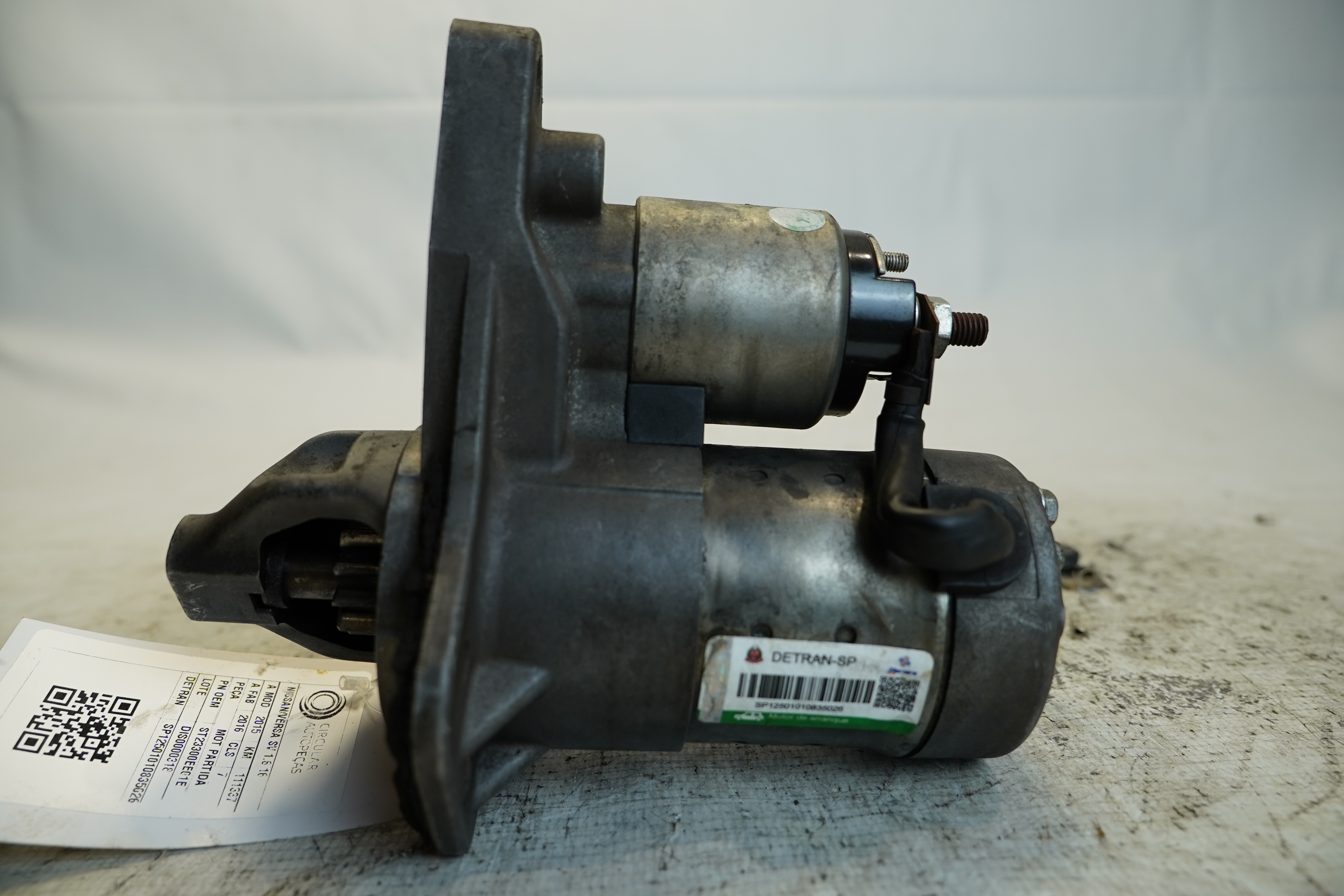 MOTOR PARTIDA NISSAN KICKS SL 1.6 16V FLEXSTAR 2018 - 23300EE01E - 